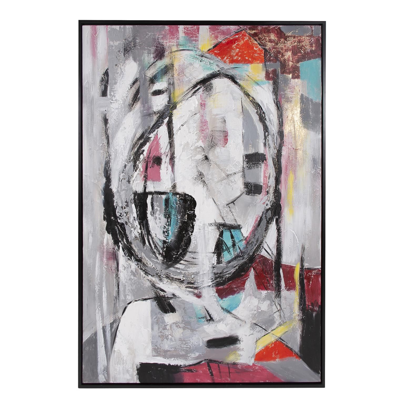 Mid Century Thinker Hand Painted Original Art Painting by Howard Elliott Collection