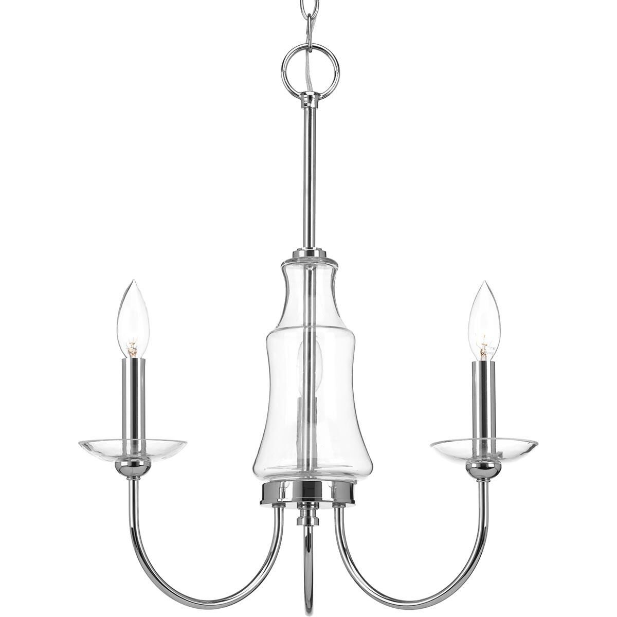 Litchfield 19 Inch 3 Light Mini Chandelier by Progress Lighting