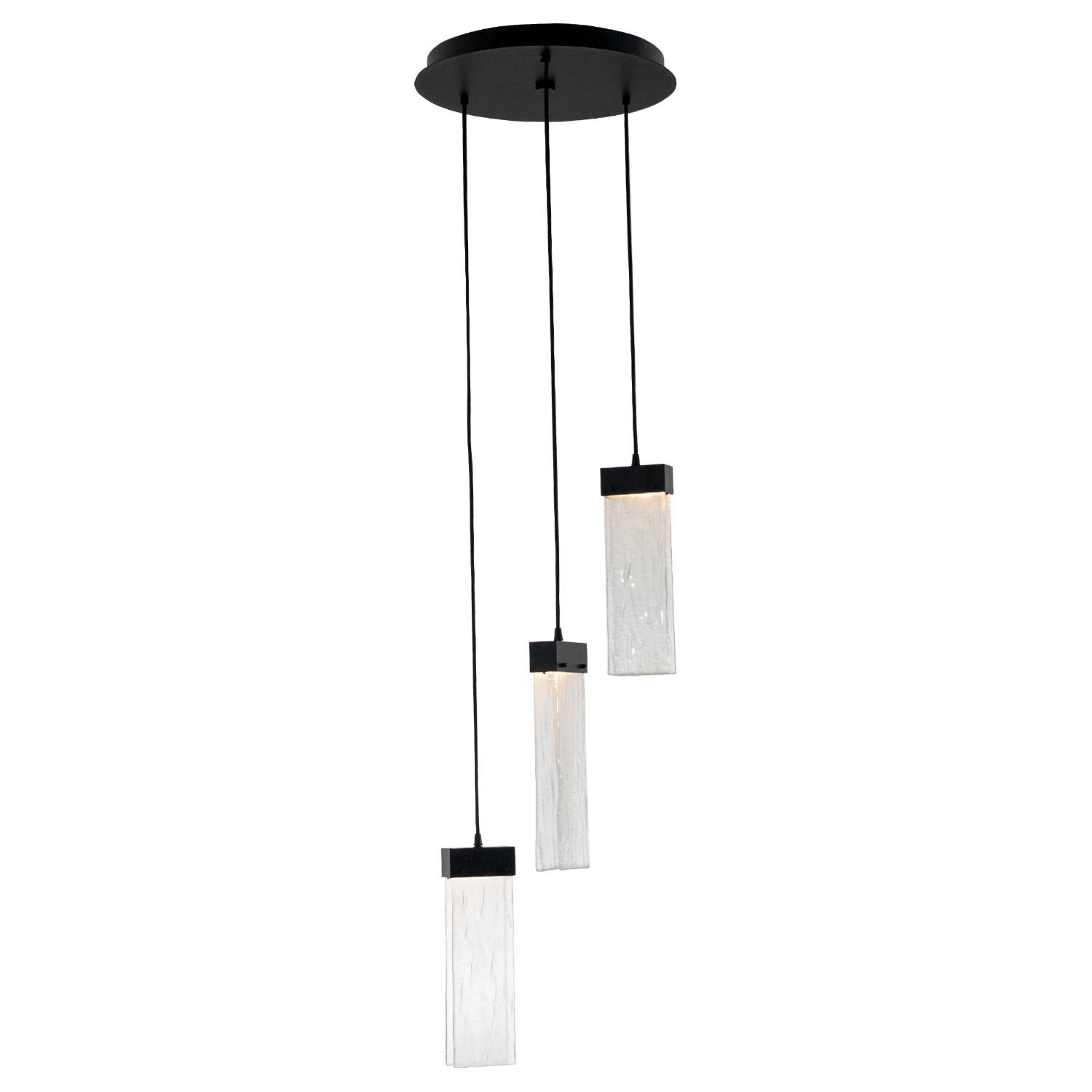Parallel 16 Inch 3 Light LED Multi Light Pendant by Hammerton Studio