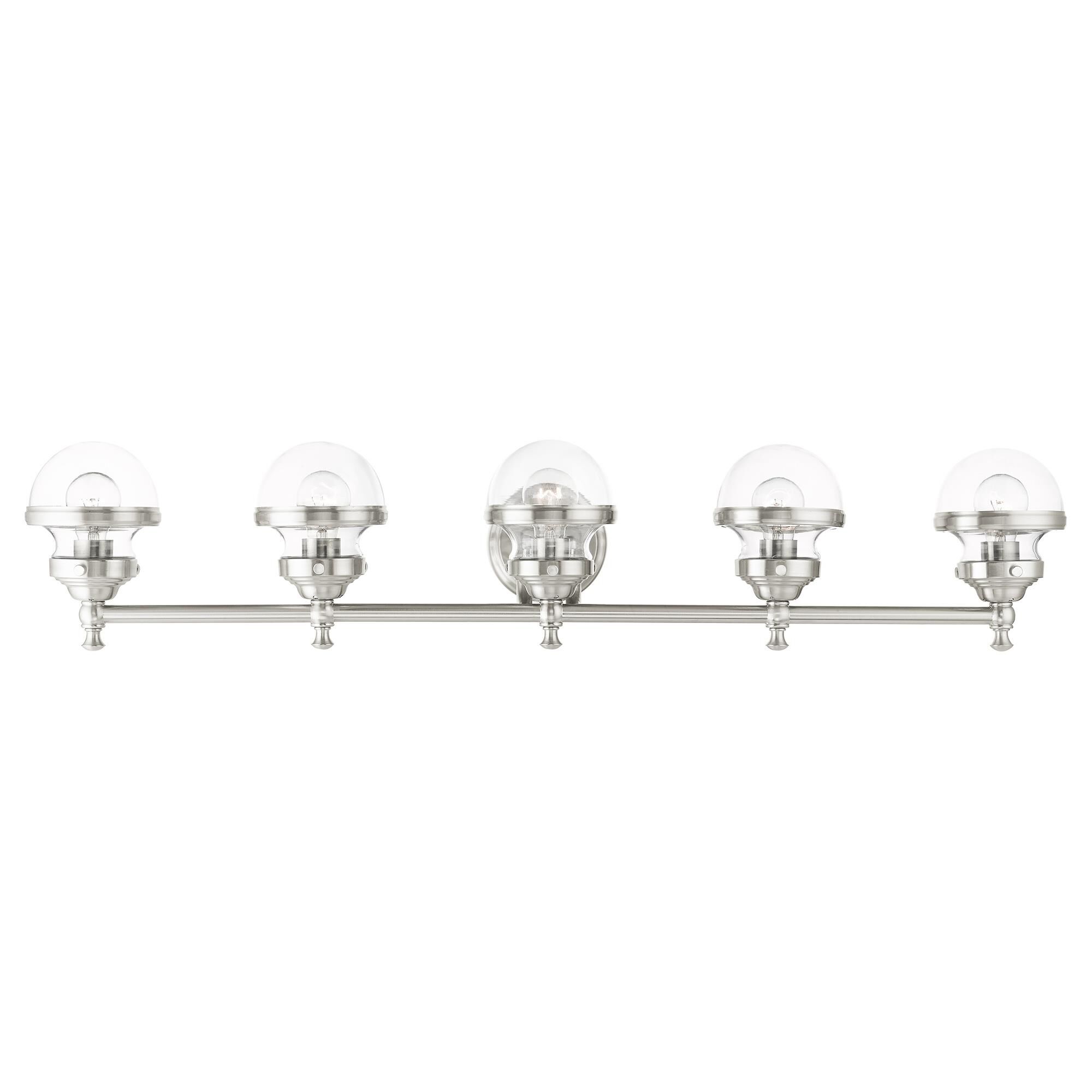 Oldwick 42 Inch 5 Light Bath Vanity Light by Livex Lighting