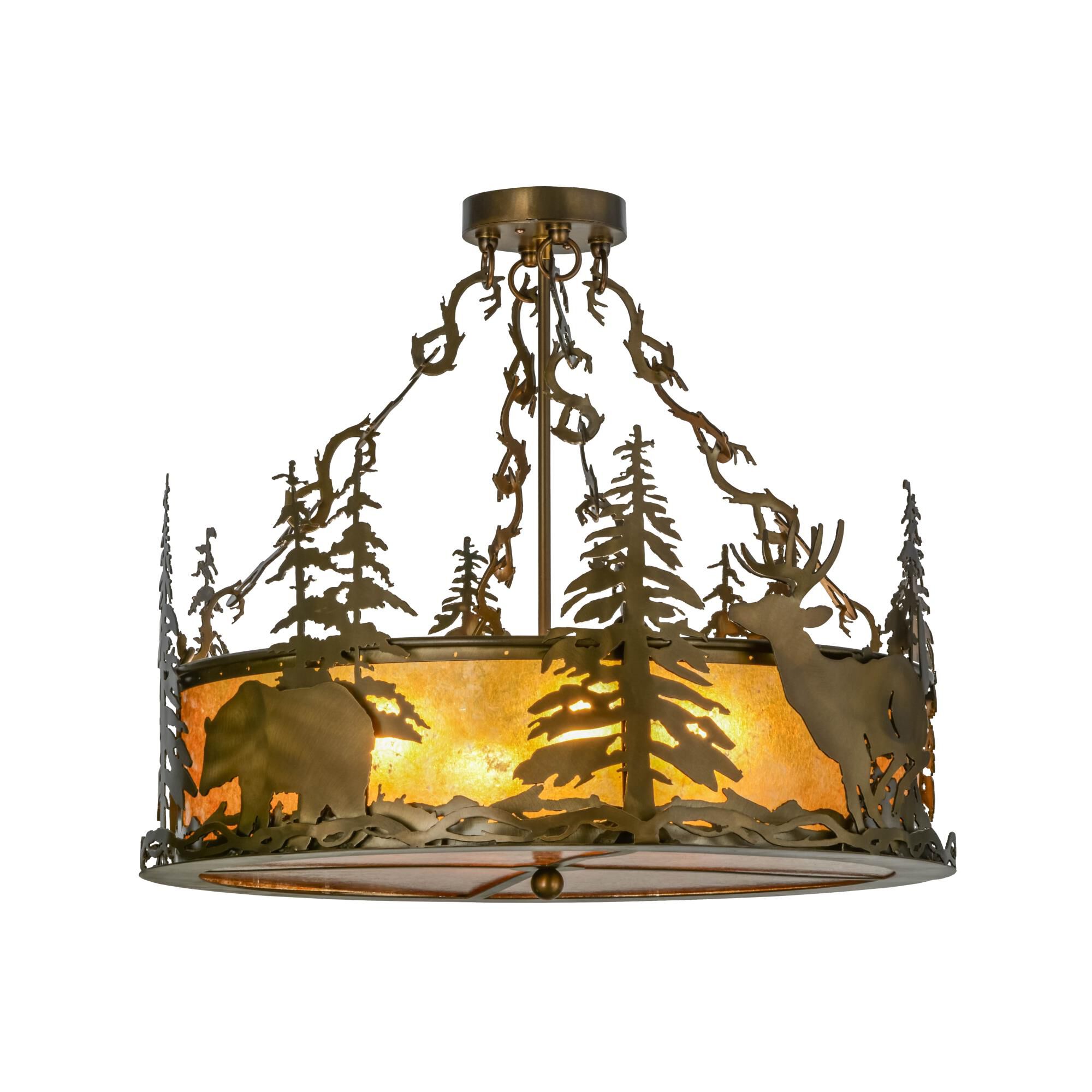 Shown in Antique Copper Finish finish