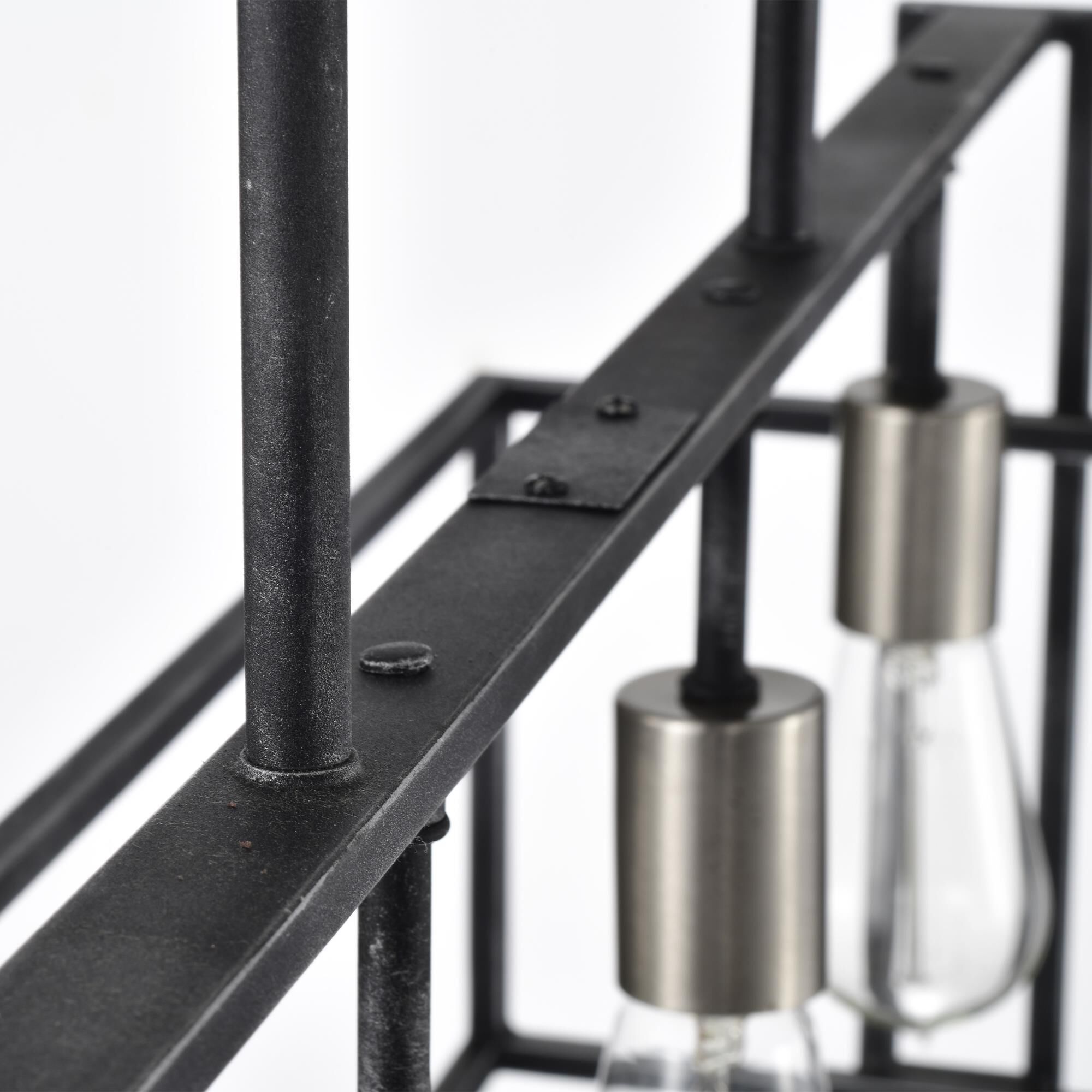 Shown in Iron Black with Brushed Nickel Accents finish