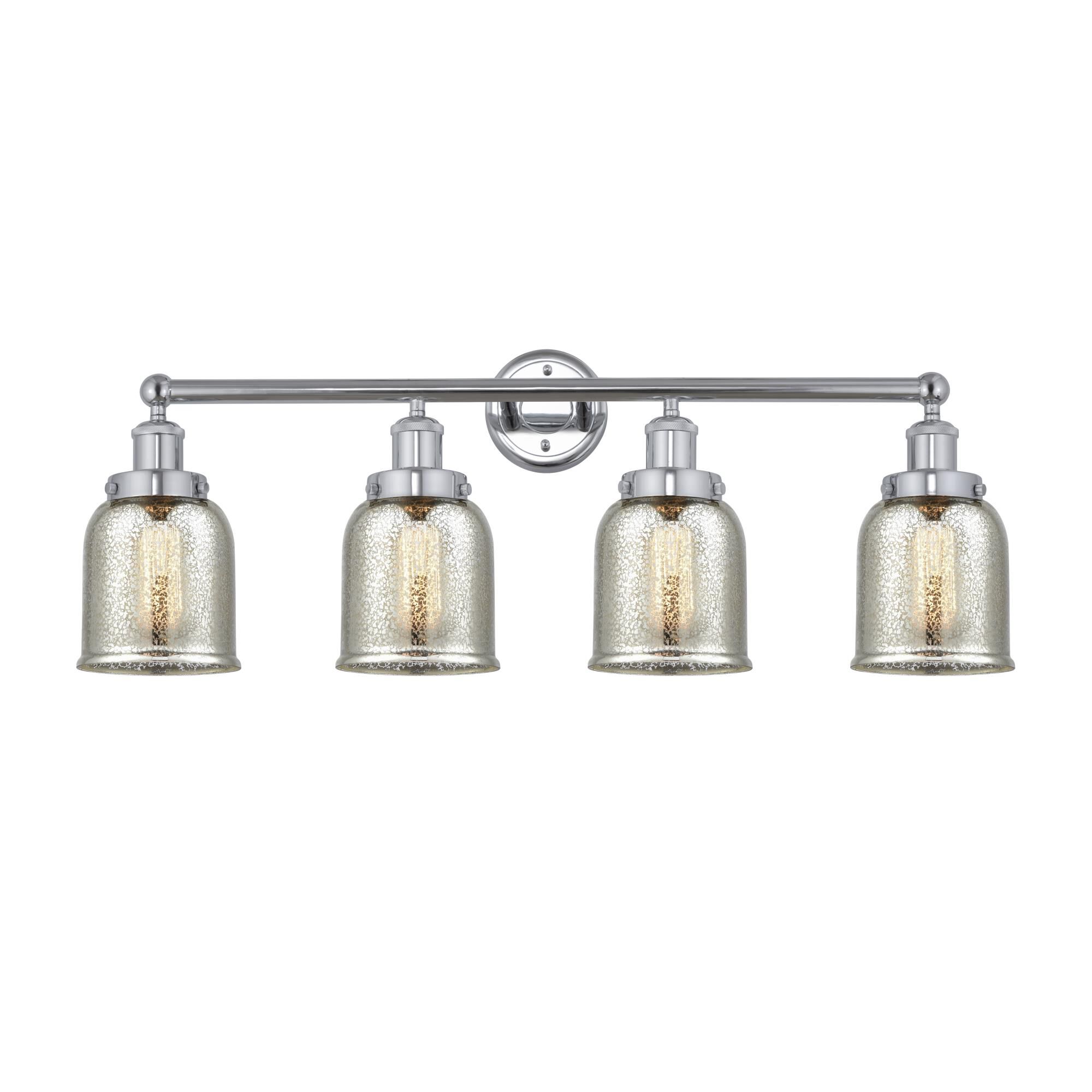 Shown in Polished Chrome, Mercury finish and Mercury glass and Mercury Glass shade