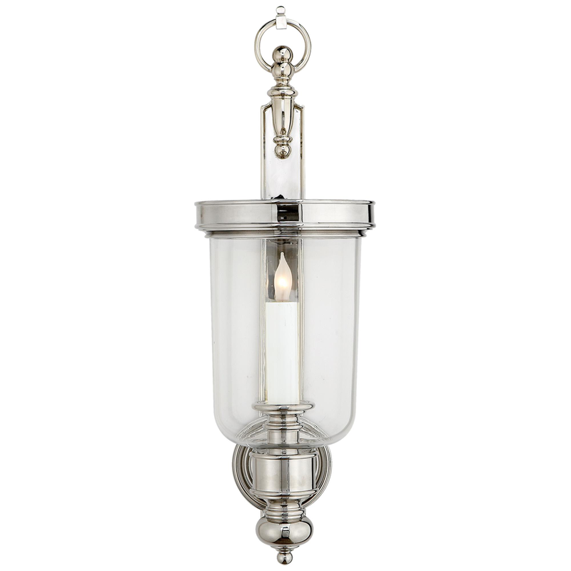 Visual Comfort Signature Collection Chapman & Myers Georgian Hurricane 22 Inch Wall Sconce