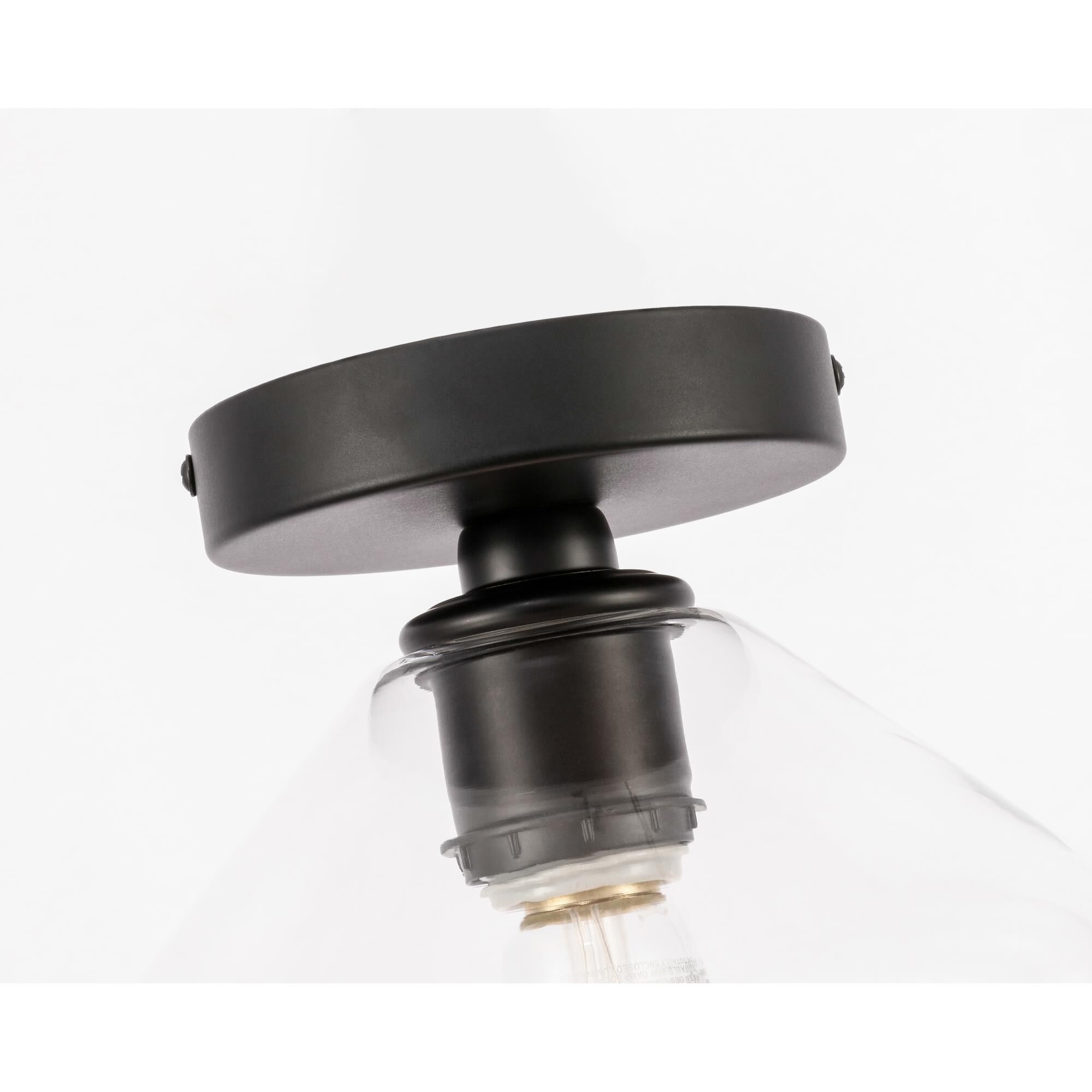 Gene 8 Inch Semi Flush Mount by Elegant Lighting