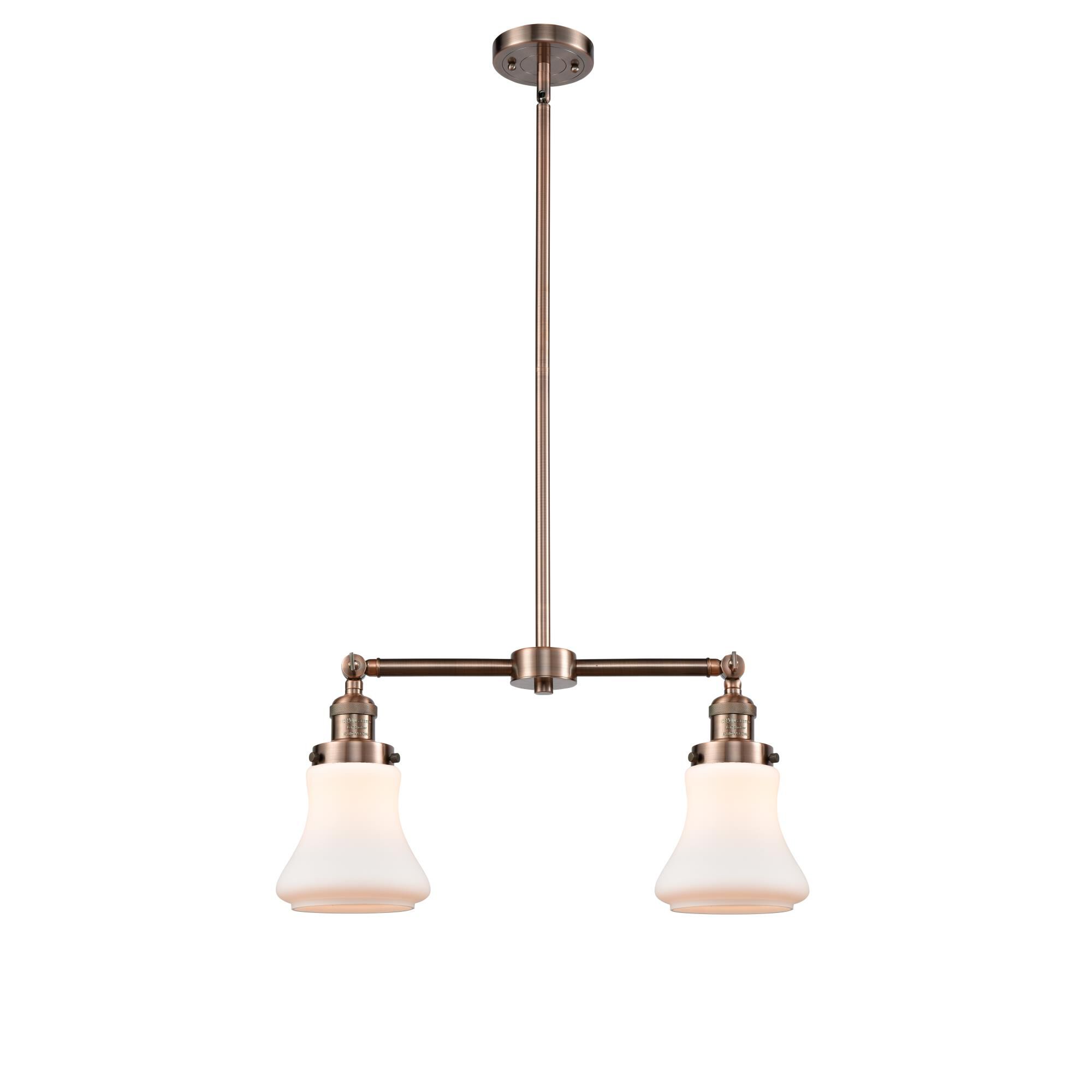 Shown in Antique Copper finish and Matte White - Hour glass