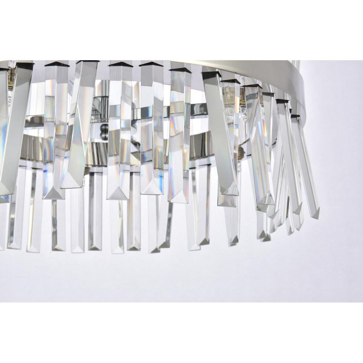 Shown in Chrome finish and Royal Cut Clear crystal