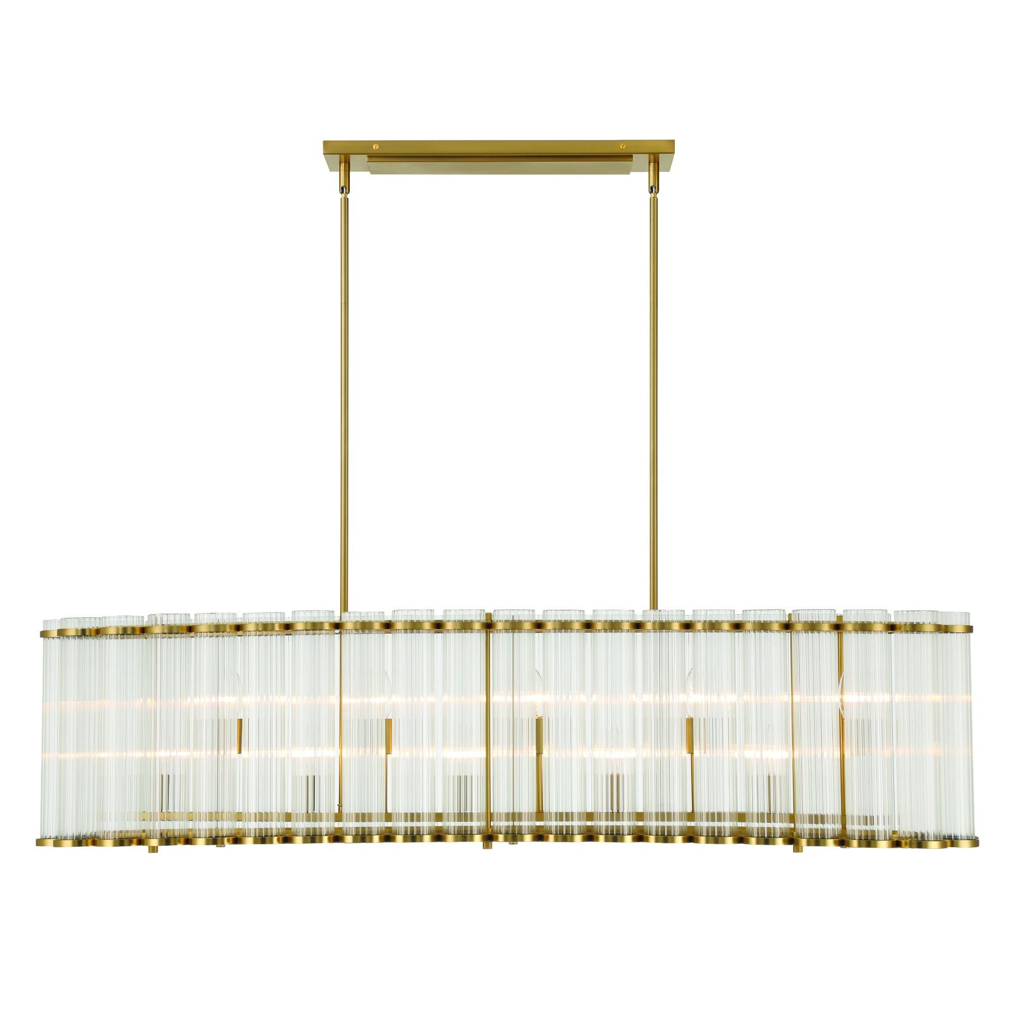 Glasbury Medium Linear Chandelier,