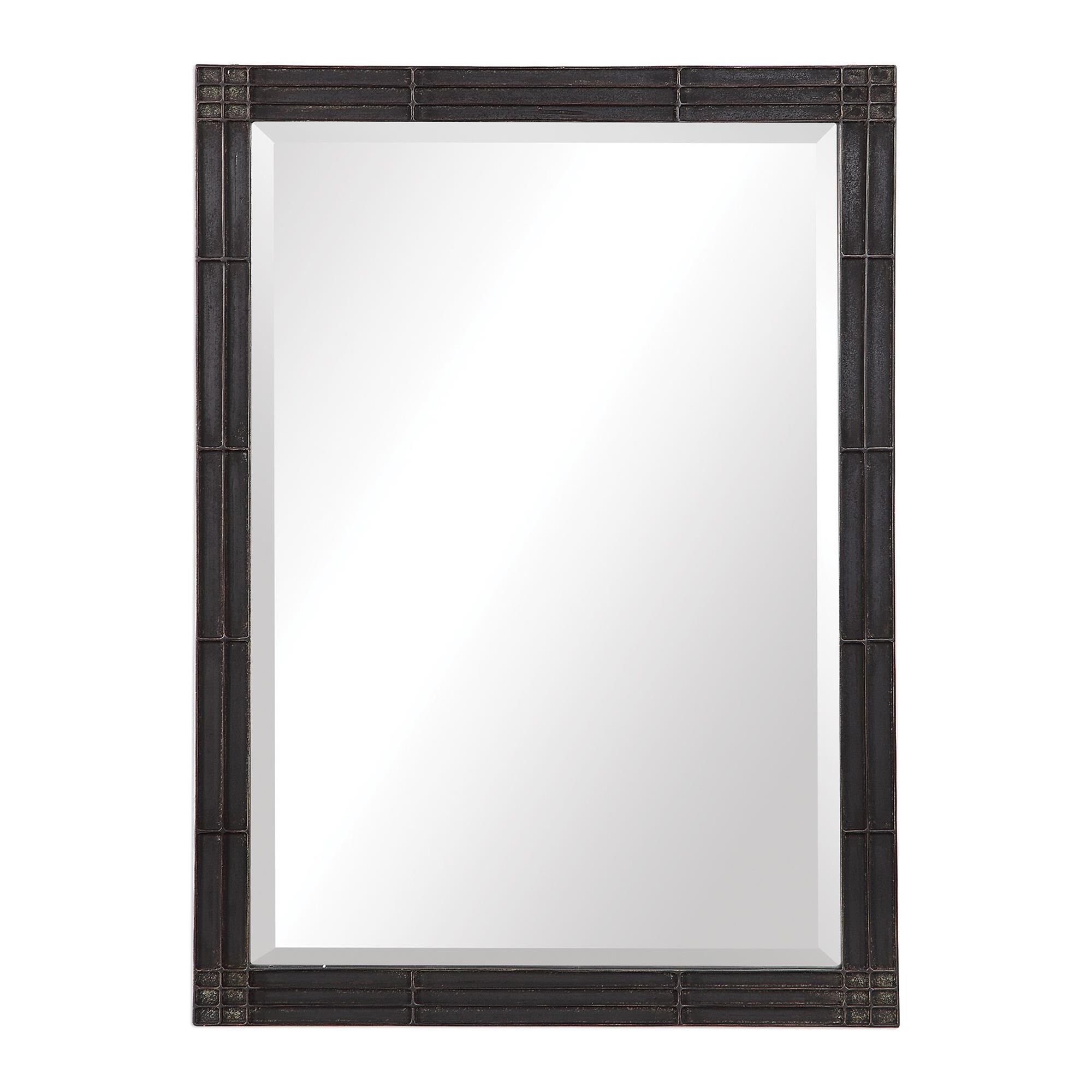 Shown in Rustic Aged Black - Silver Highlights - Gray Patina Wash finish