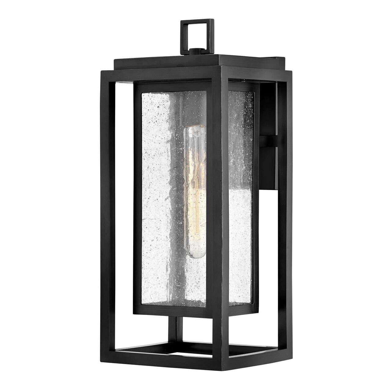 Shown in Black finish and Clear Seedy glass and 120 Volt accent