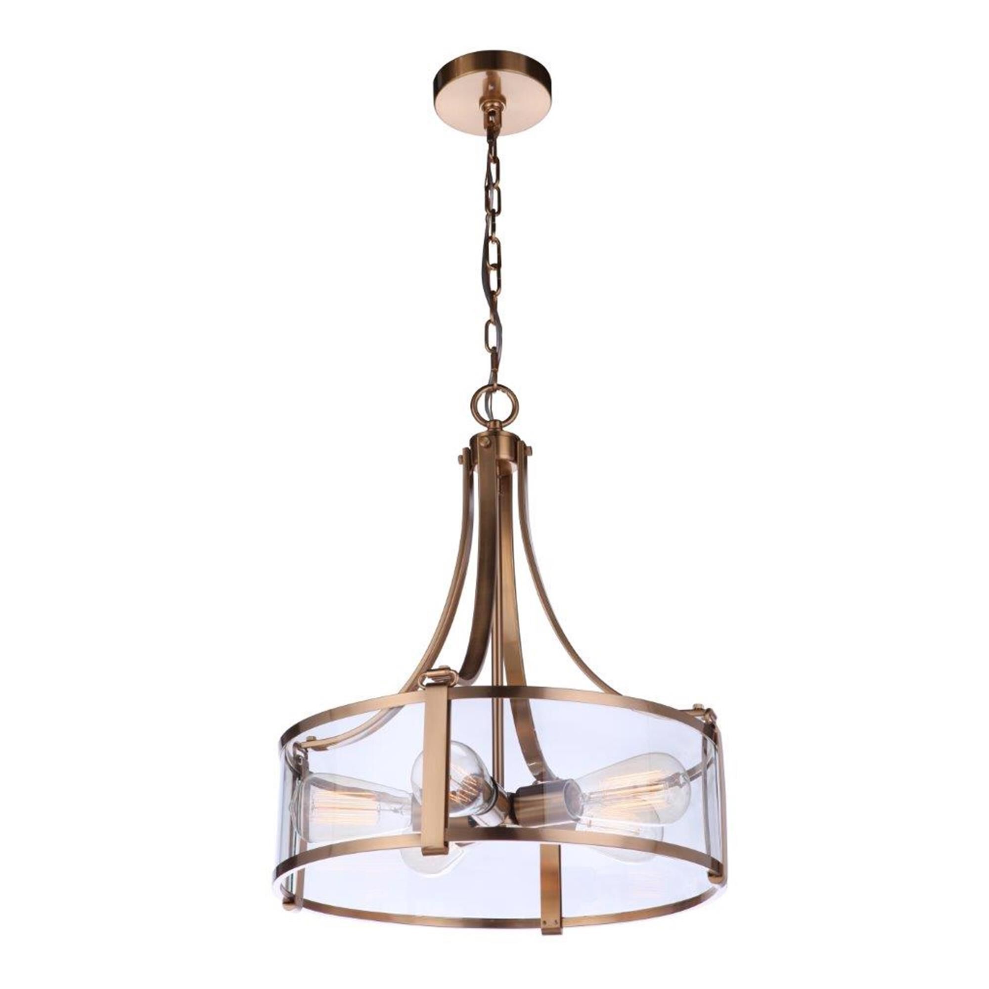 Shown in Satin Brass finish