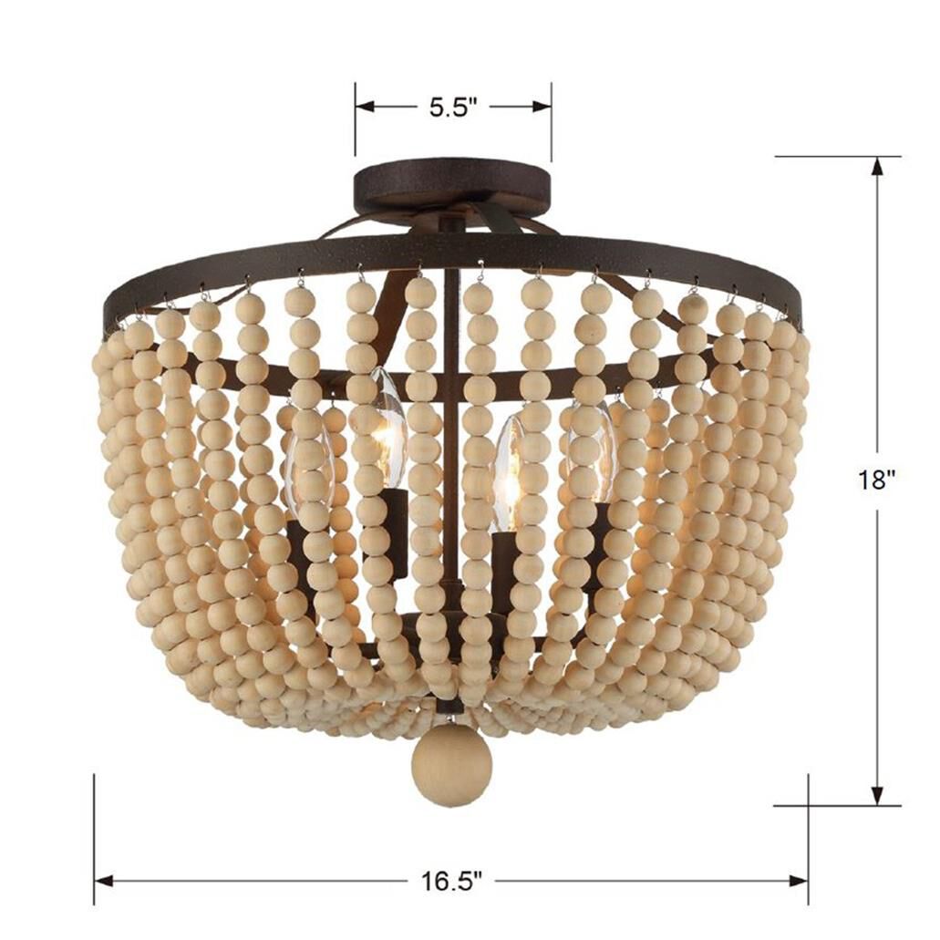 Rylee 17 Inch Mini Chandelier by Crystorama