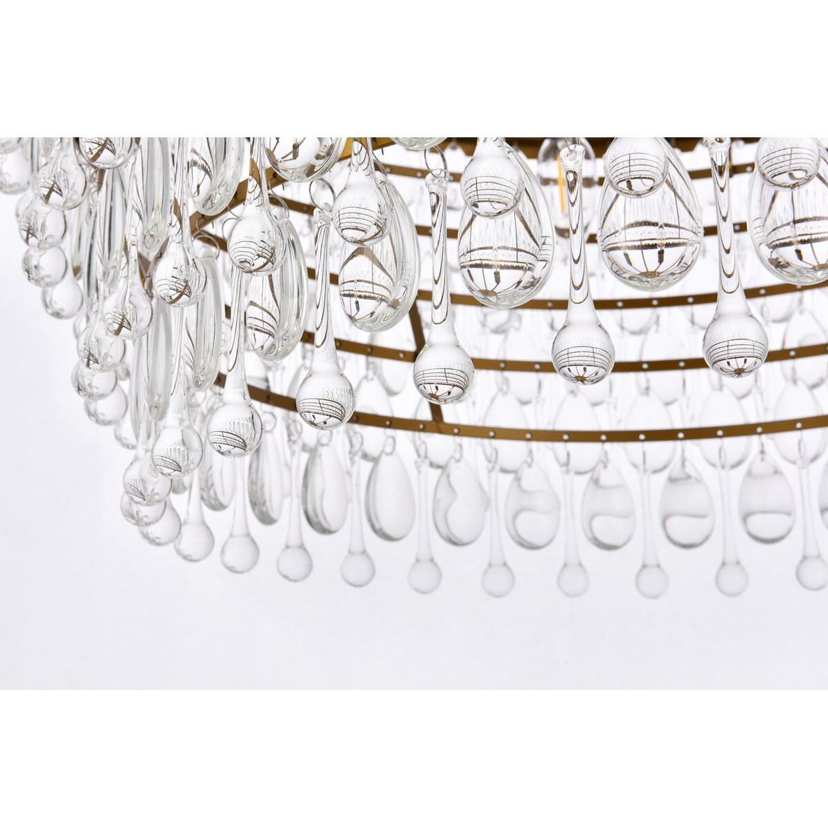Nordic 28 Inch 6 Light Chandelier by Elegant Lighting