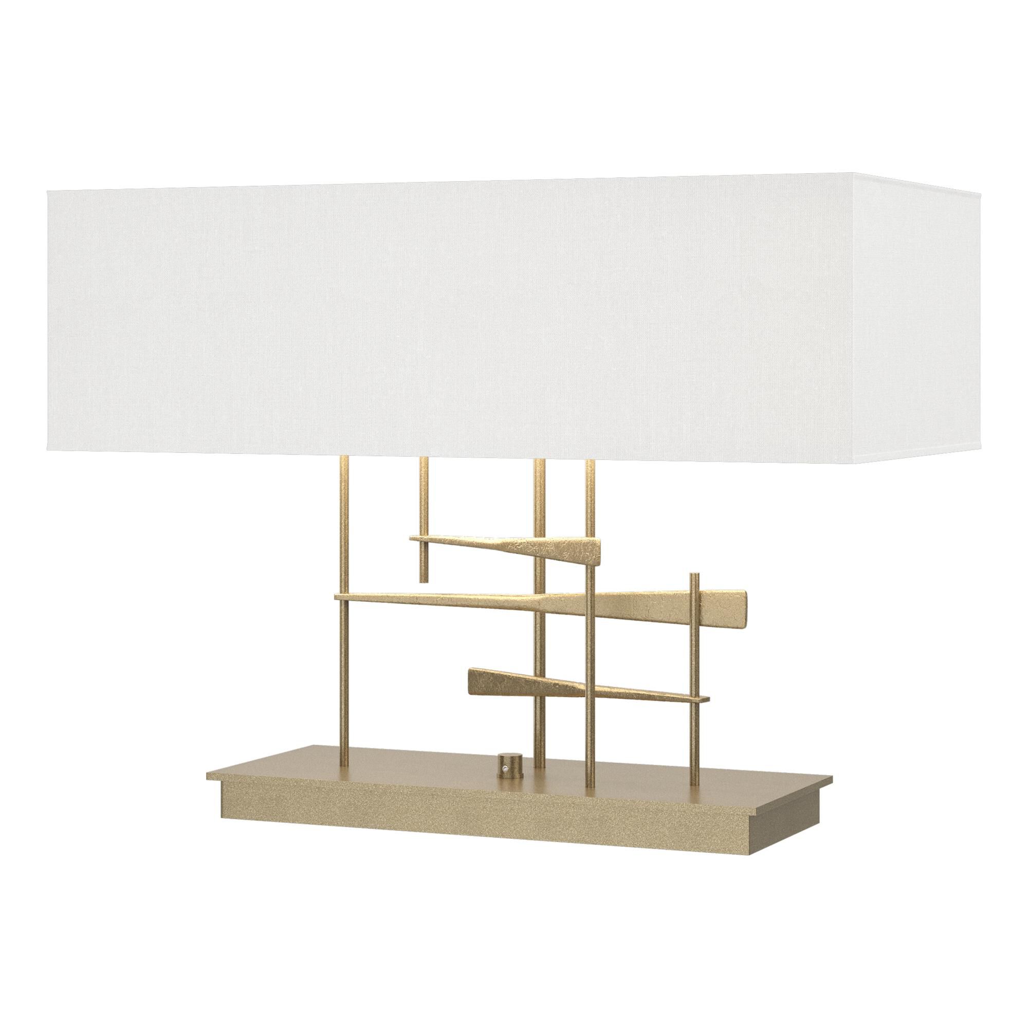 Shown in Soft Gold finish and Natural Anna shade
