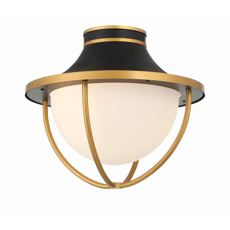 Atlas 14 Inch 2 Light Outdoor Flush Mount by Crystorama