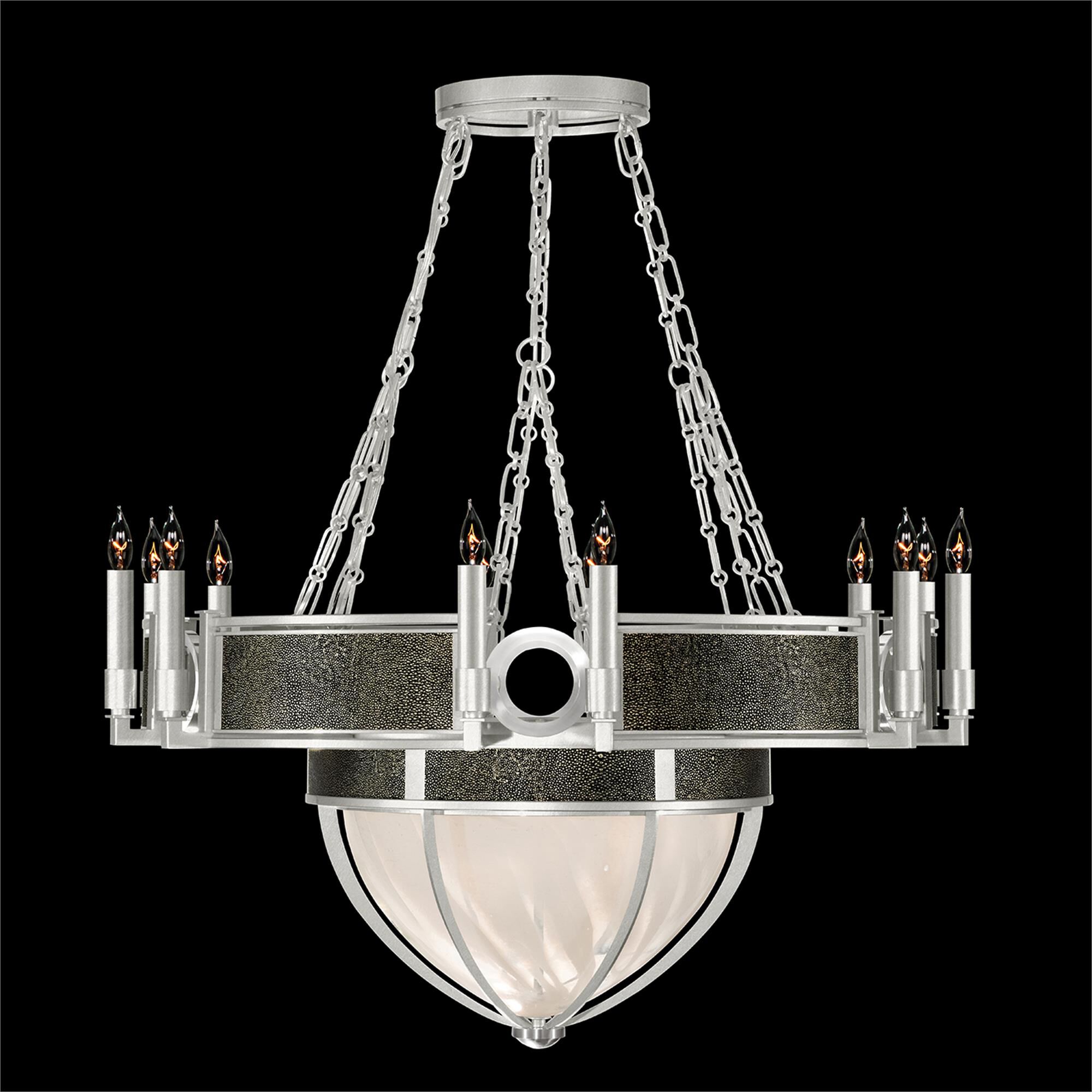 Shown in Silver Leaf and Nickel  finish and Black Knight accent