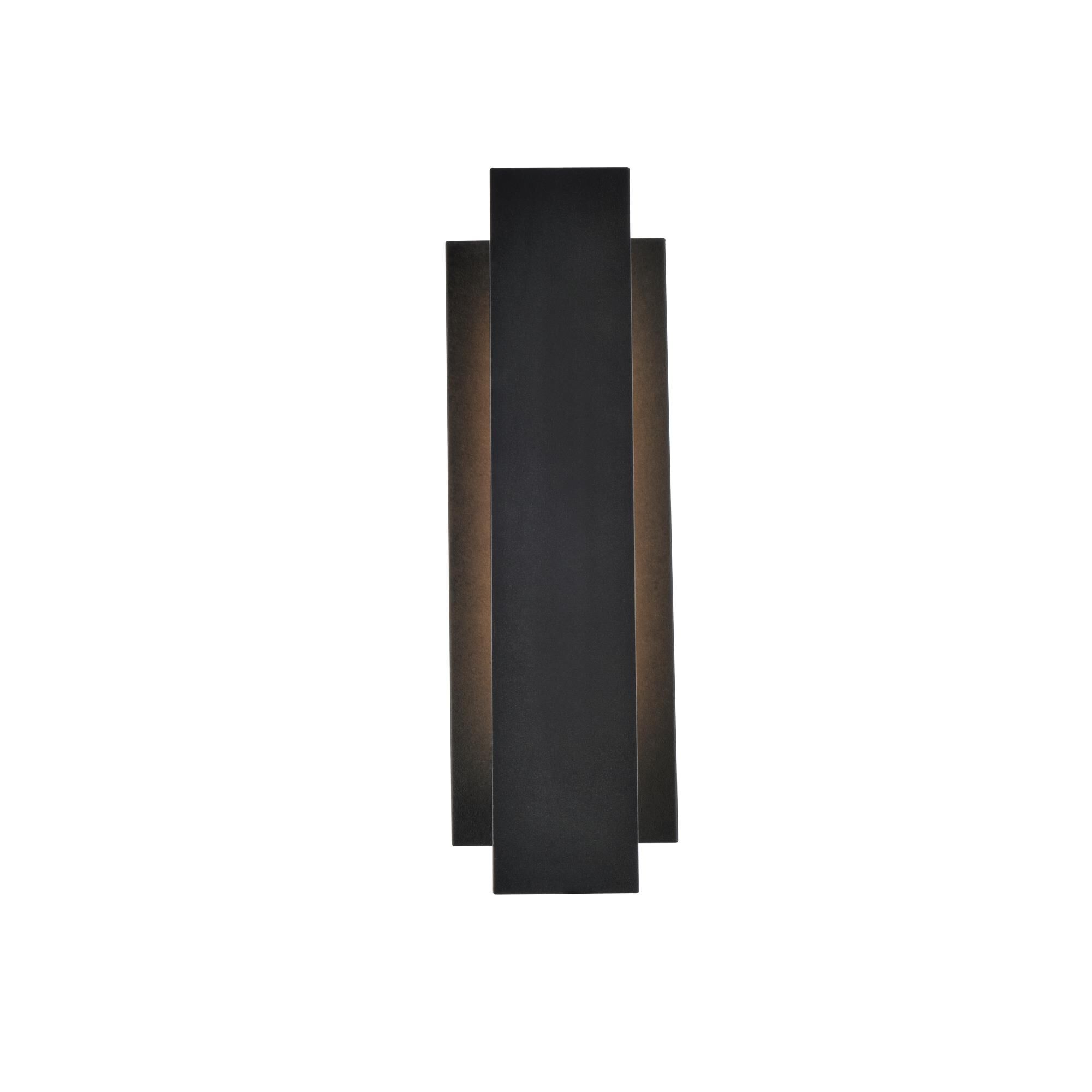 Elegant Lighting Raine 17 Inch Tall LED Outdoor Wall Light
