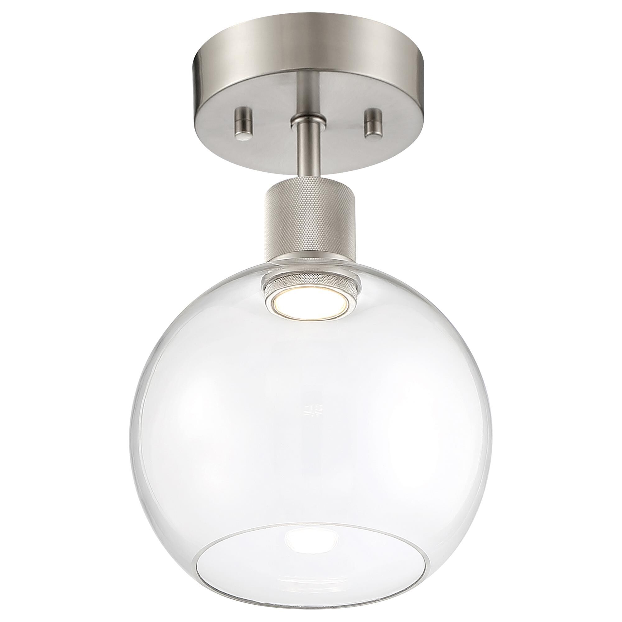 Port Nine 7 Inch 1 Light LED Semi Flush Mount by Access Lighting