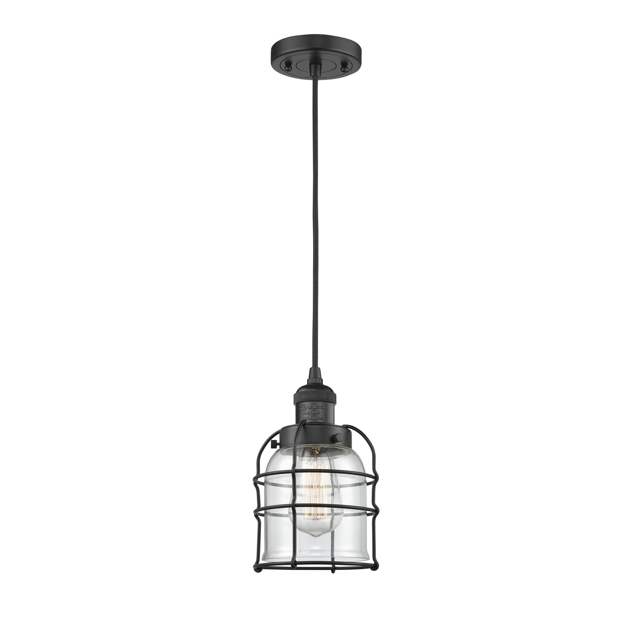 Shown in Matte Black finish and Clear glass