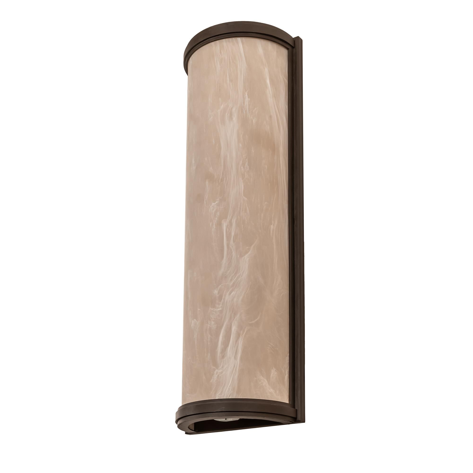 Shown in Oil Rubbed Bronze finish and Beige glass