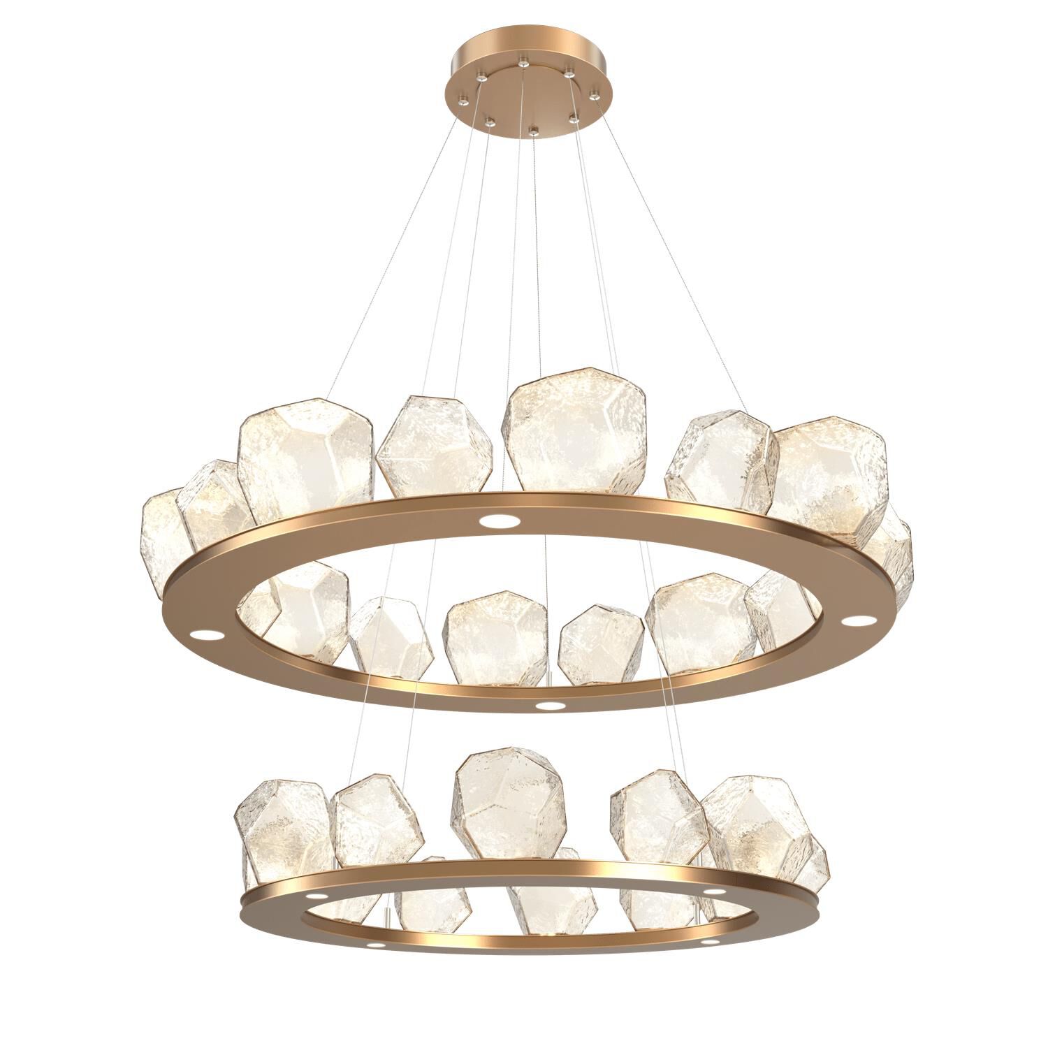 Gem 48 Inch 36 Light LED Chandelier by Hammerton Studio