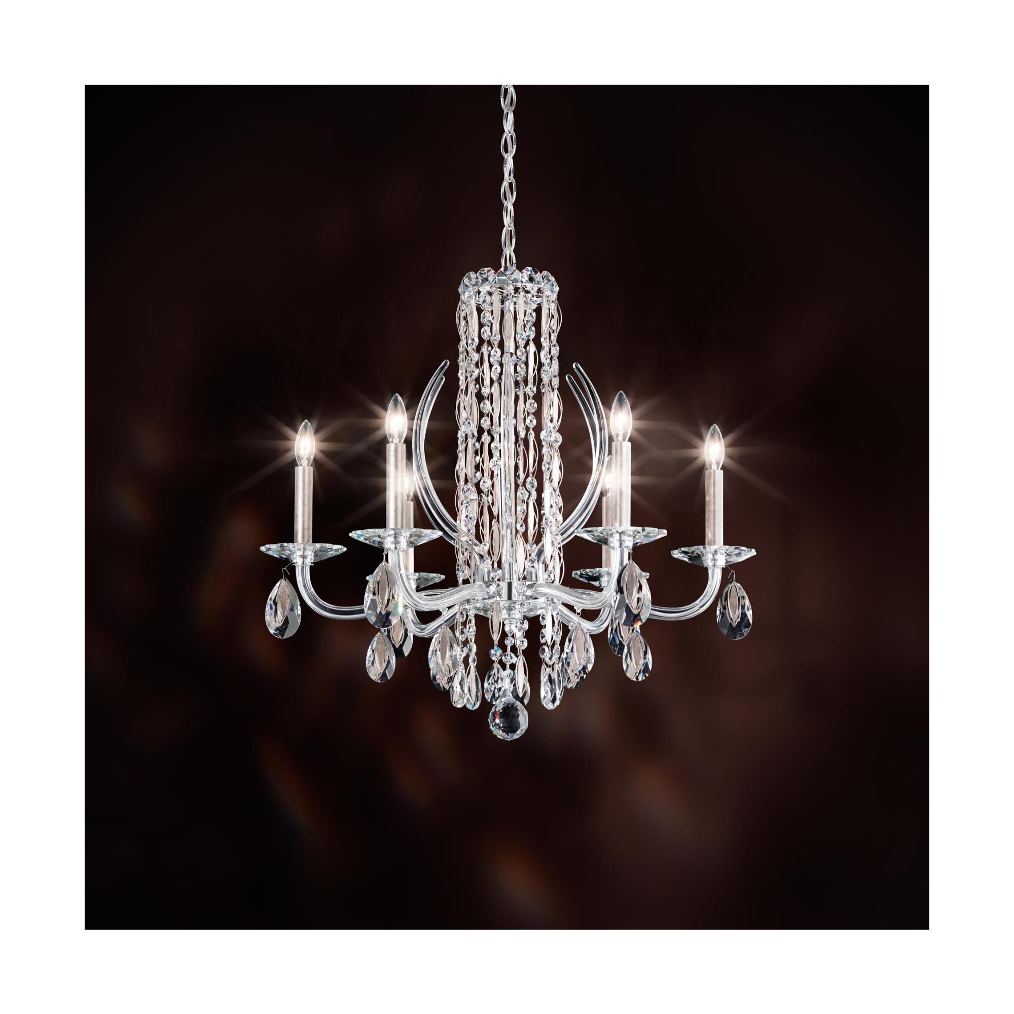 Sarella 24 Inch 6 Light Chandelier by Schonbek