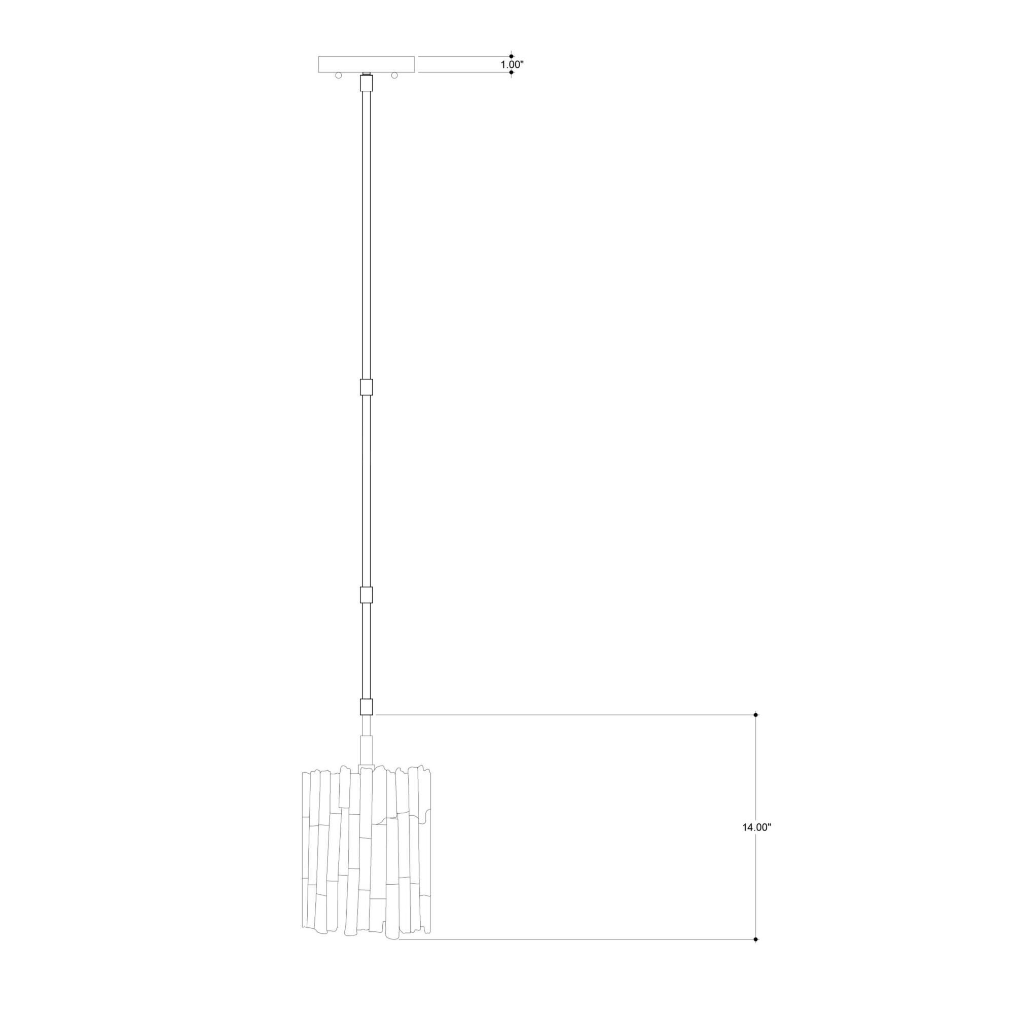 Shown in Chinois Silver Leaf finish