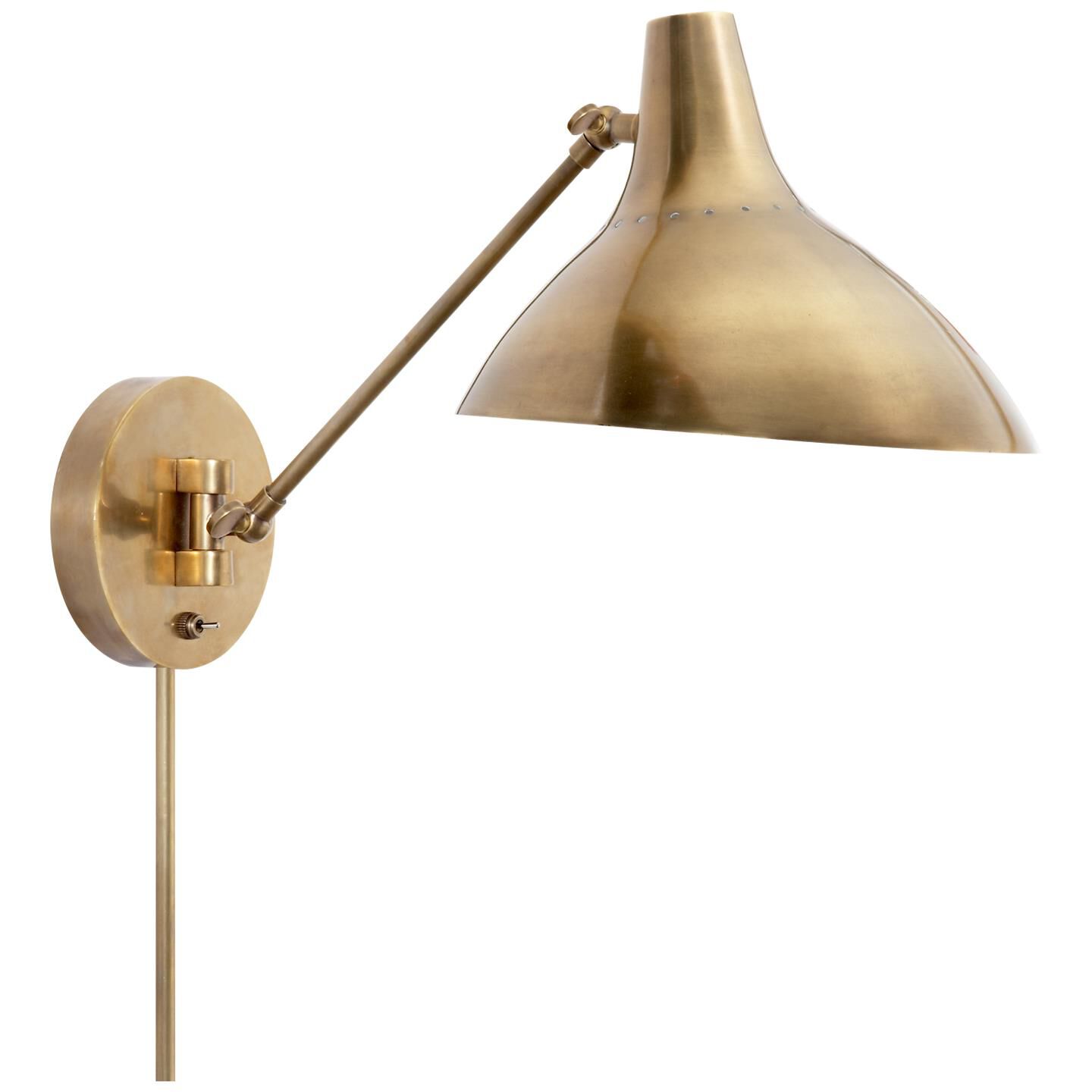 AERIN Charlton Wall Swing Lamp by Visual Comfort Signature Collection