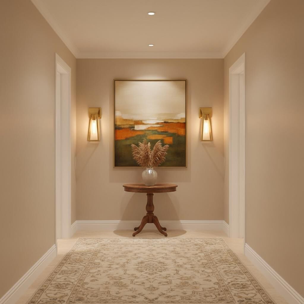 Shown in Brushed Brass finish and Clear glass