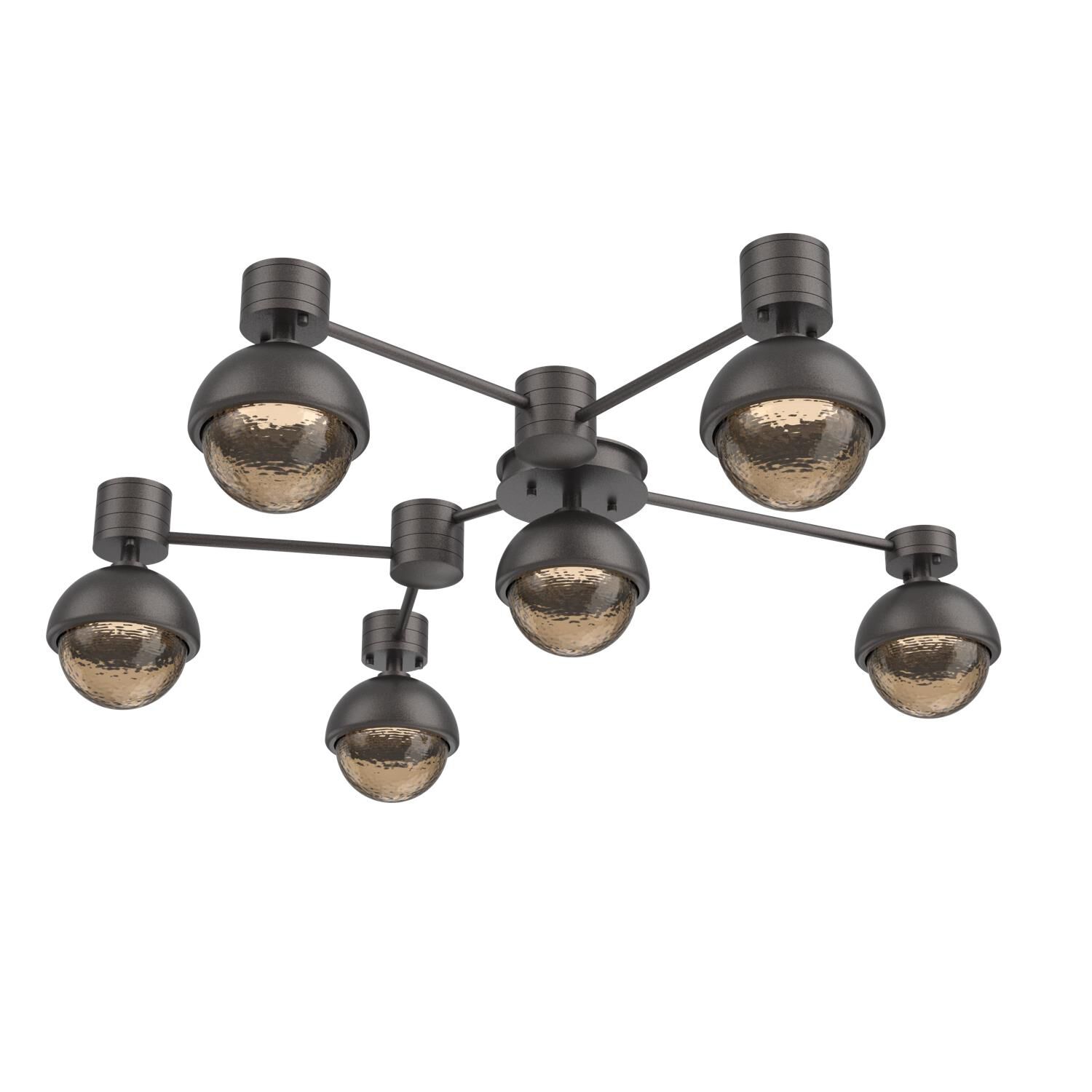 Shown in Graphite finish and Bronze glass and Metal Shade Matching Finish accent