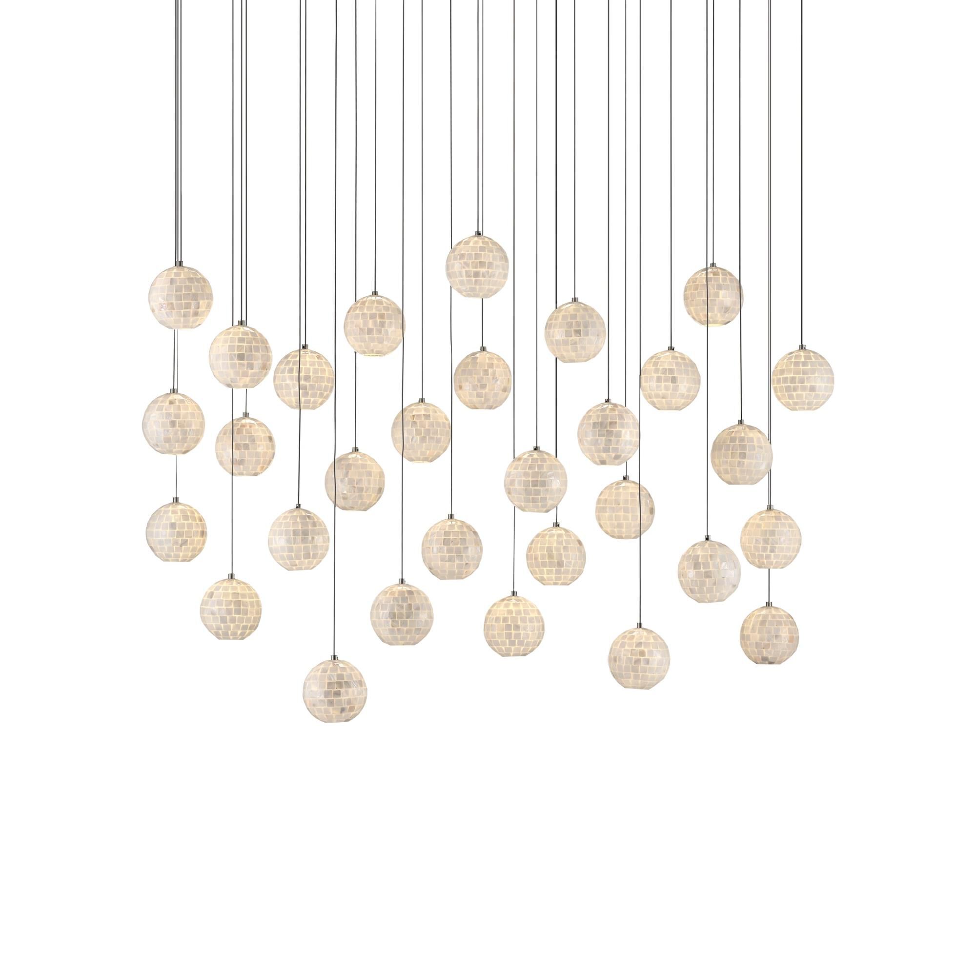 Finhorn 54 Inch 30 Light LED Multi Light Pendant by Currey and Company