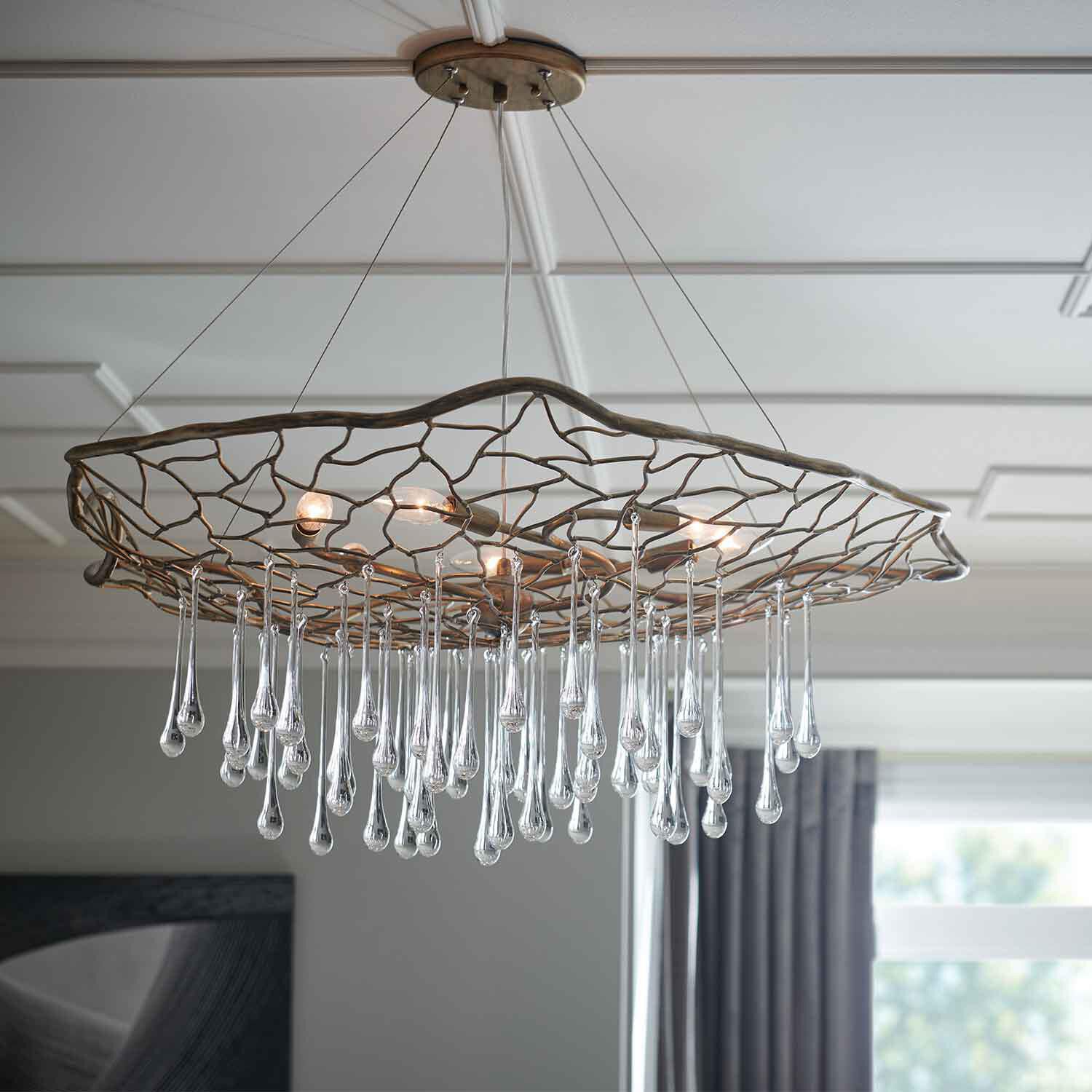 Laguna 36 Inch 6 Light Chandelier by Hinkley Lighting