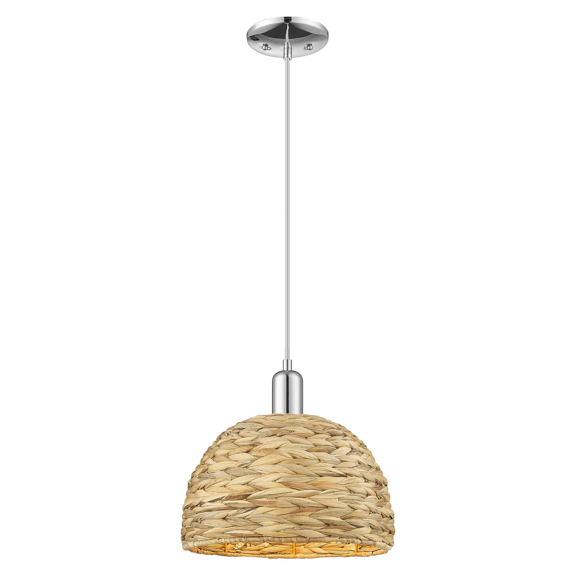 Shown in Polished Chrome finish and Natural shade