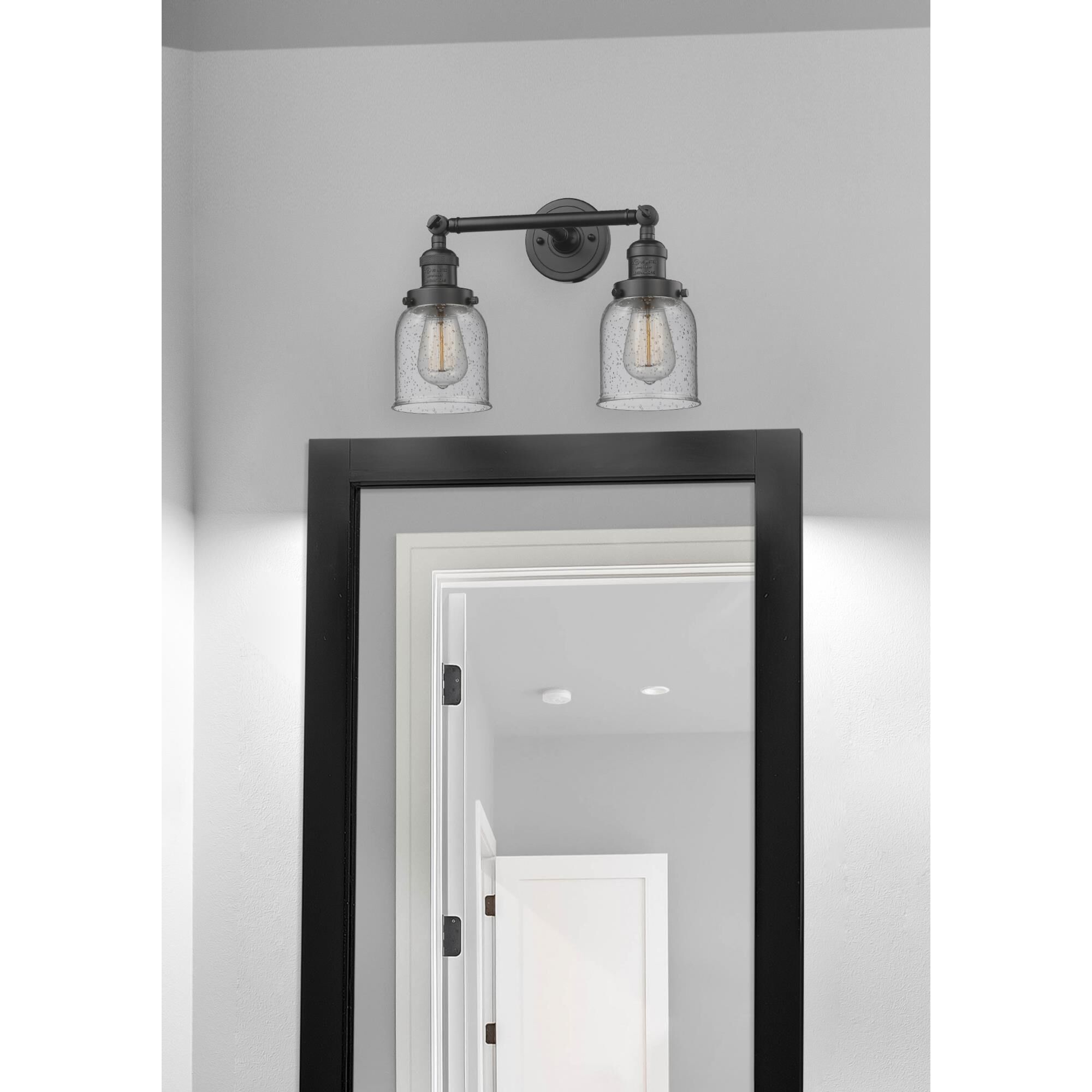Bruno Marashlian Small Bell 23 Inch 2 Light Bath Vanity Light by Innovations Lighting