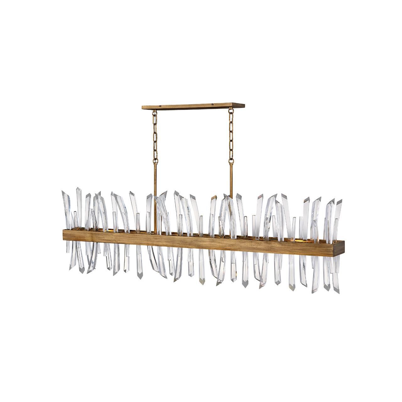 Revel 55 Inch 6 Light Linear Suspension Light by Fredrick Ramond