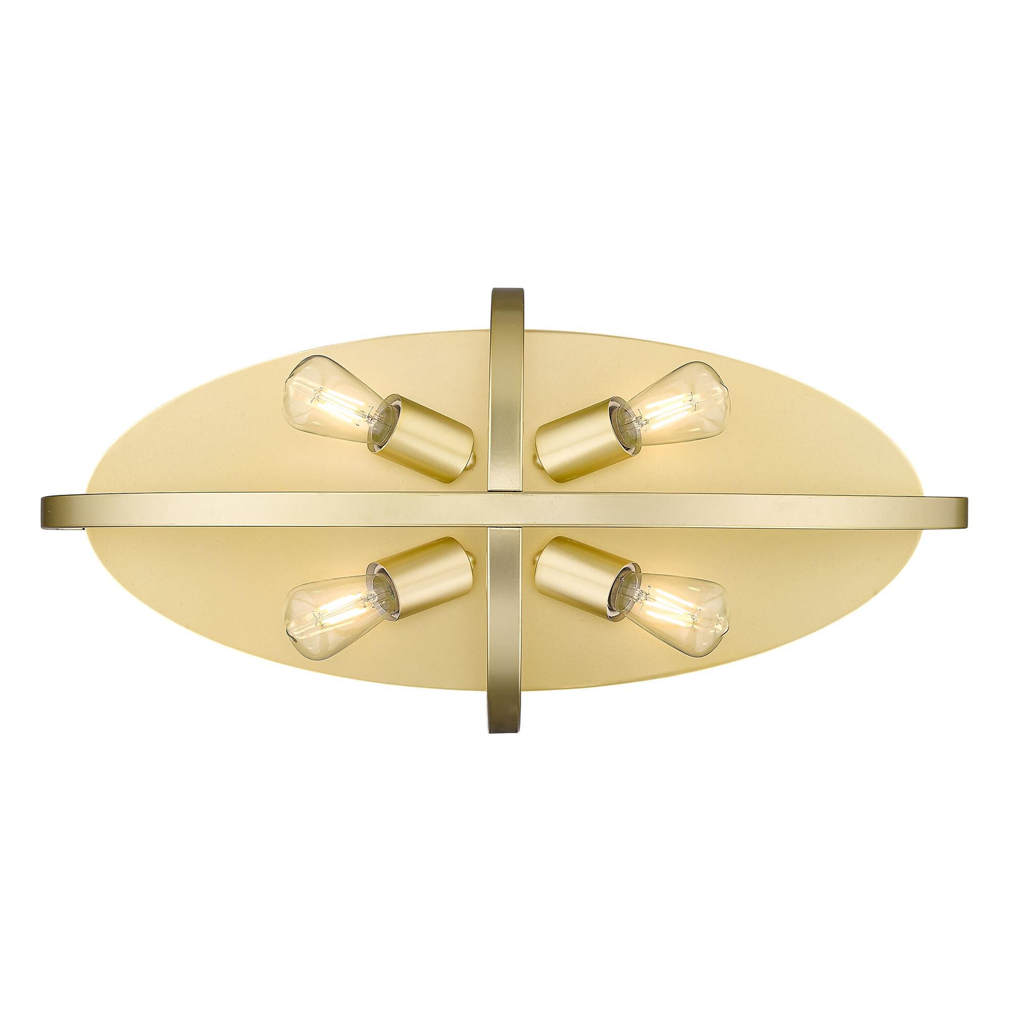 Colson 23 Inch 4 Light Flush Mount by Golden Lighting