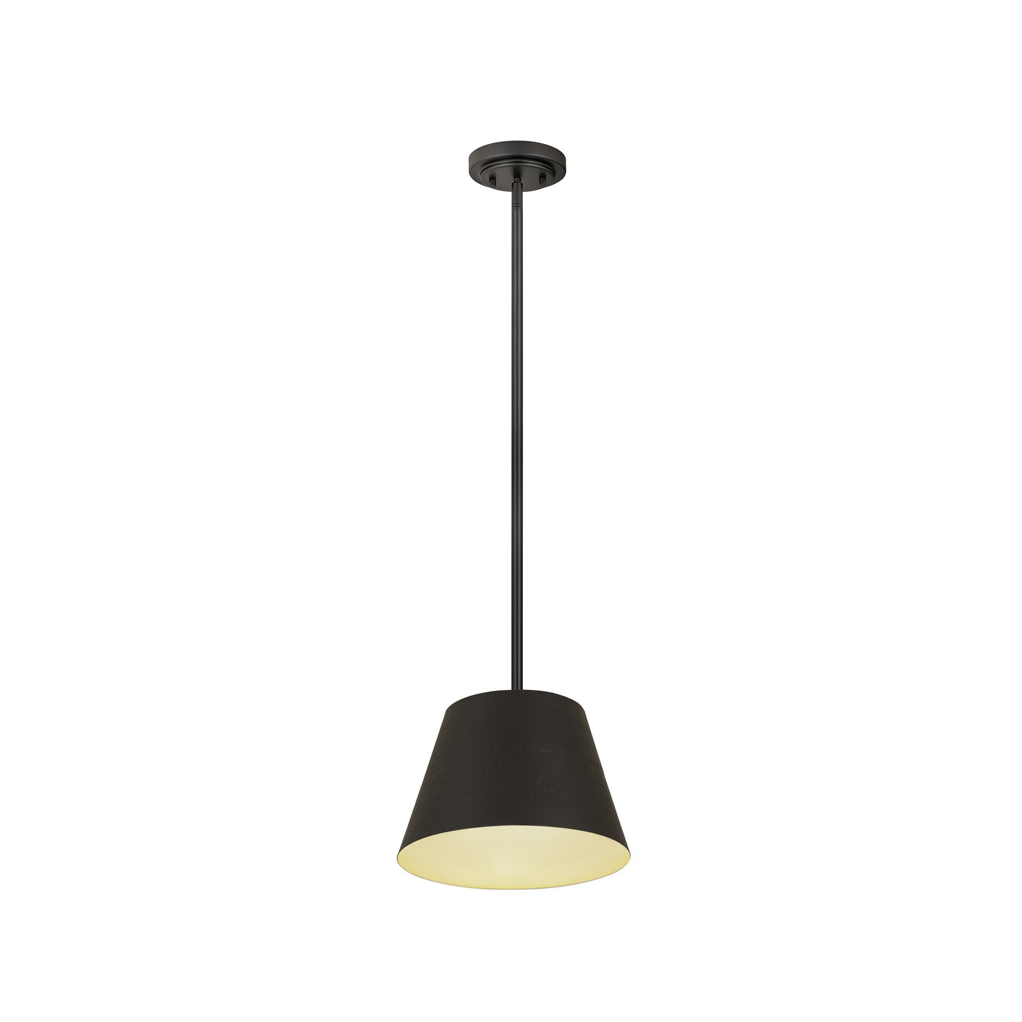 Shown in Matte Black finish and Iron glass and Iron shade