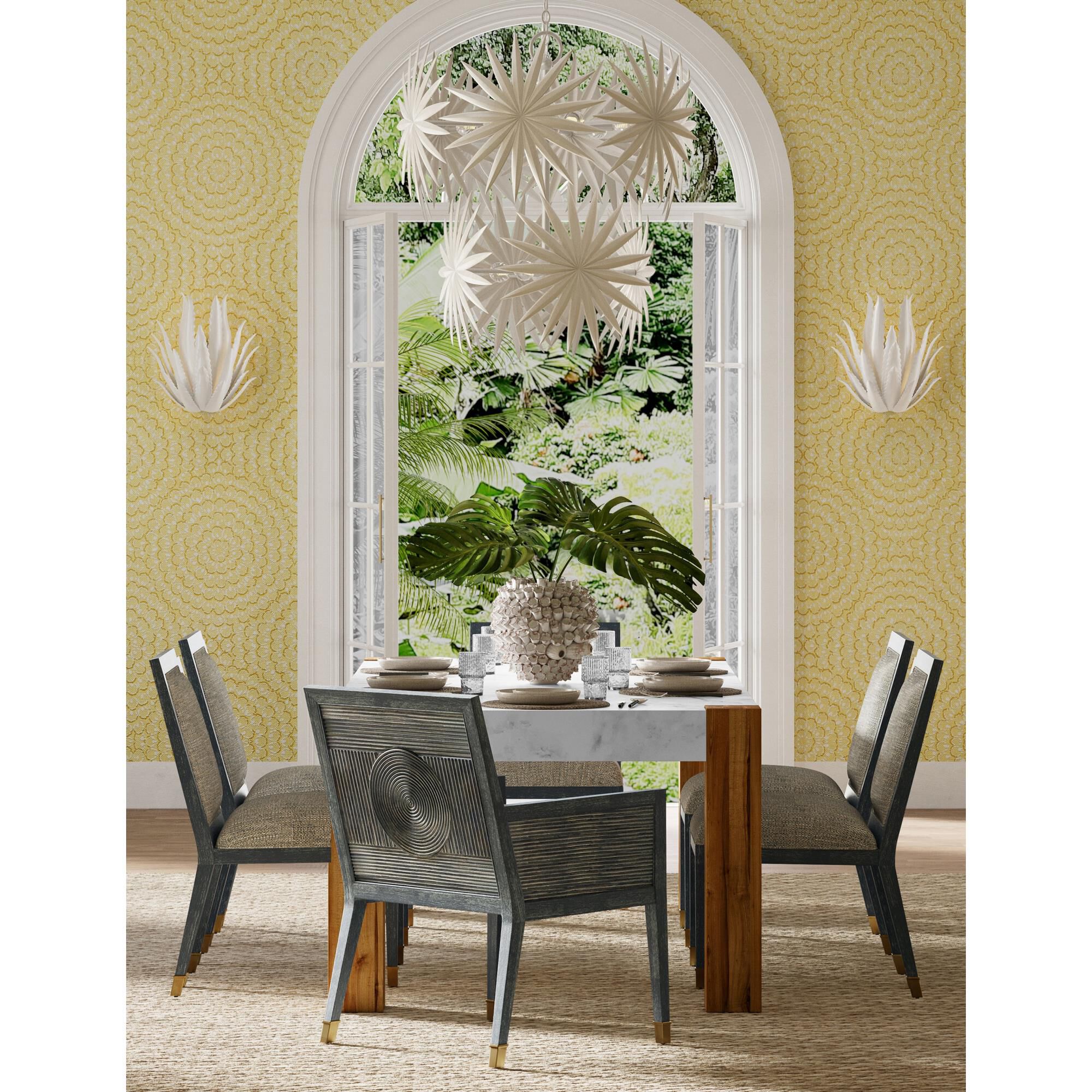 Marjorie Skouras Agave 15 Inch Wall Sconce by Currey and Company