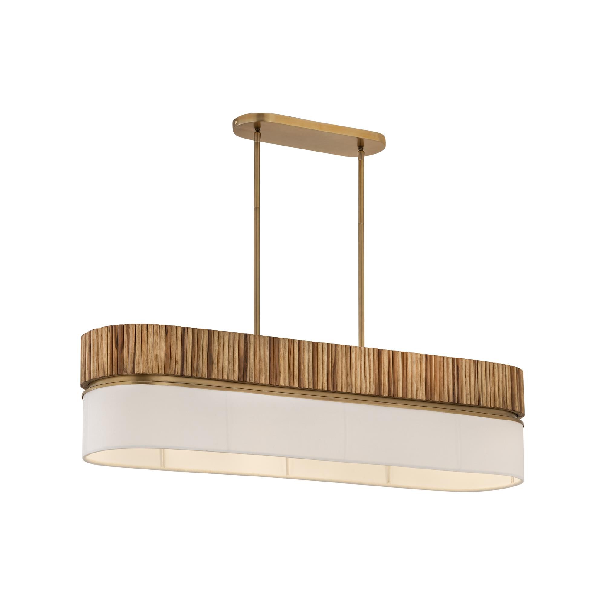 Shown in Legacy Brass finish and White shade