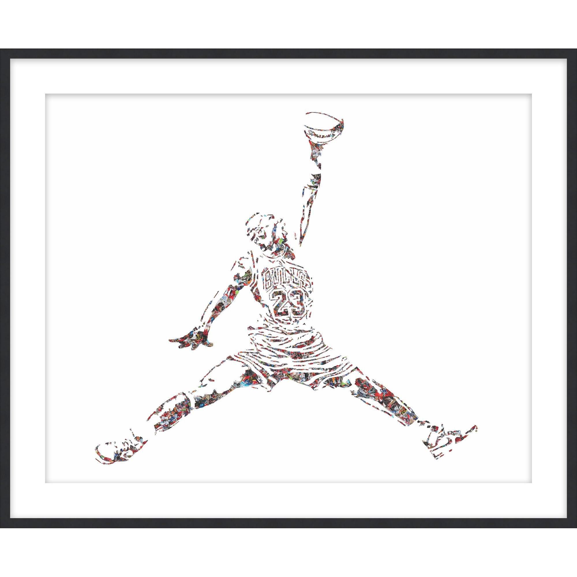 Silhouette Jumpman Print by Level57