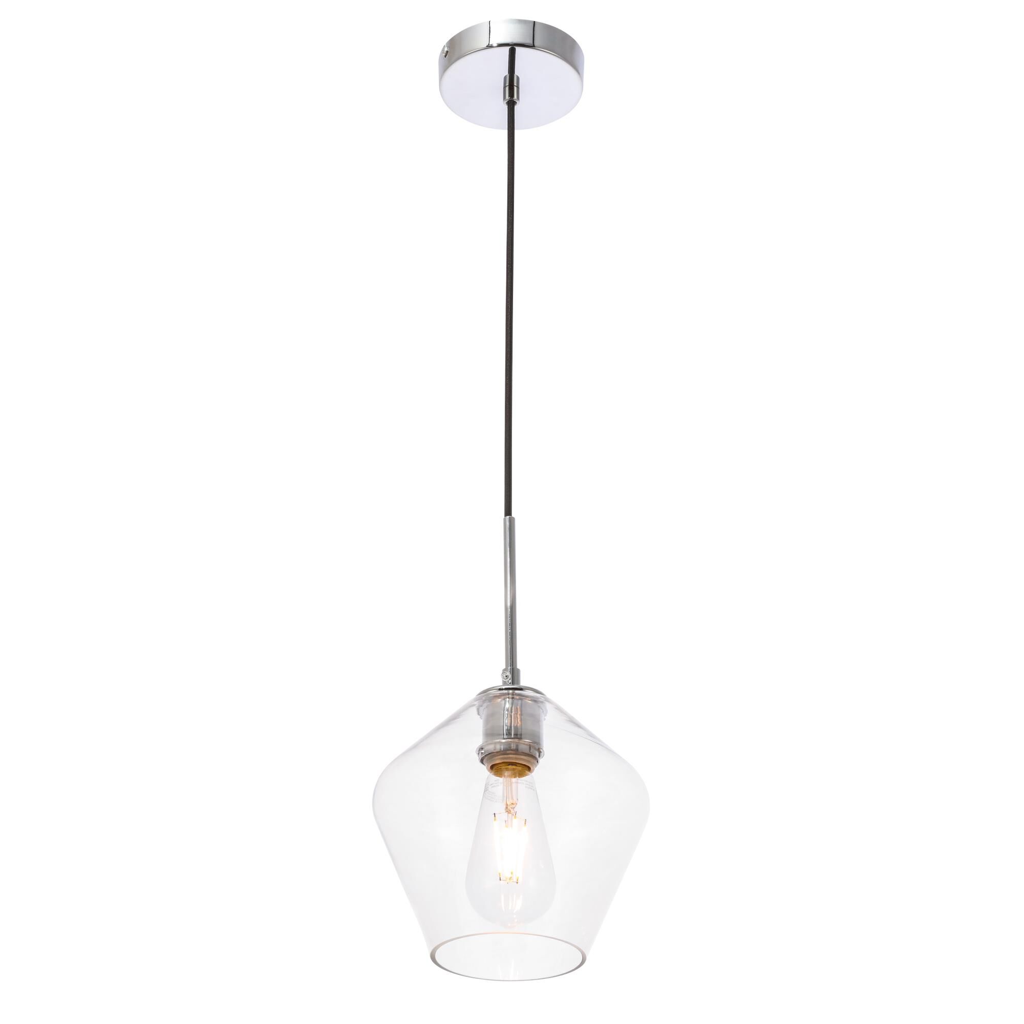 Gene 8 Inch Mini Pendant by Elegant Lighting