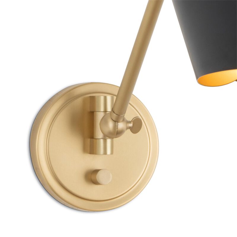 Vest Large Wall Swing Lamp by Regina Andrew