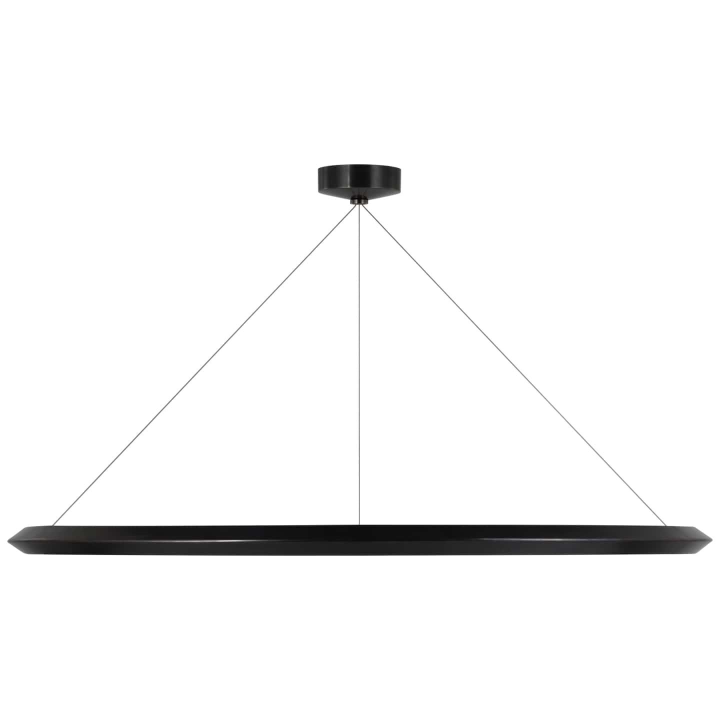 Visual Comfort Signature Collection Peter Bristol Racetrack 48 Inch LED Chandelier