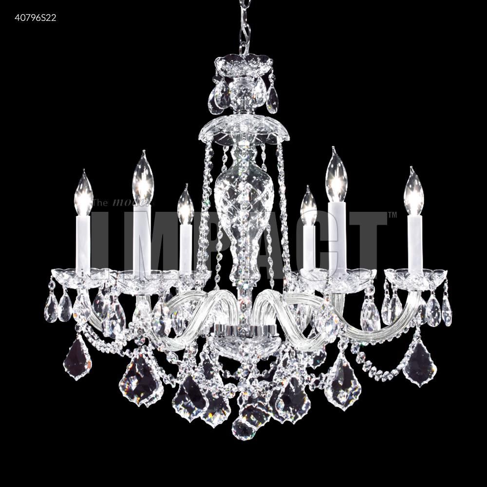 Place Ice 25 Inch 6 Light Chandelier by James R. Moder