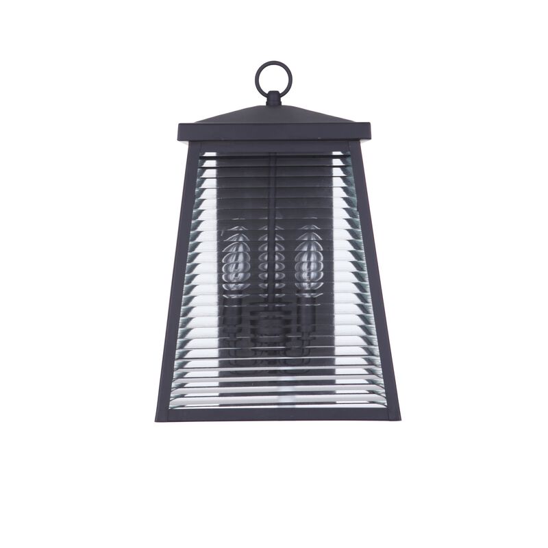 Armstrong 15 Inch Tall 3 Light Outdoor Wall Light by Craftmade
