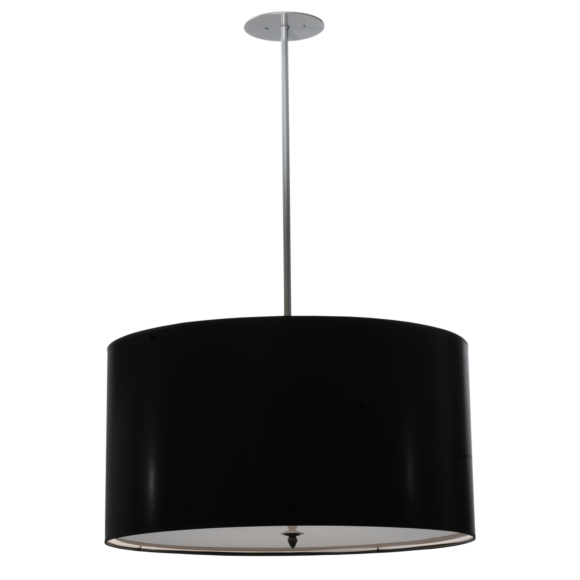 Cilindro Black 32 Inch Large Pendant by Meyda Lighting