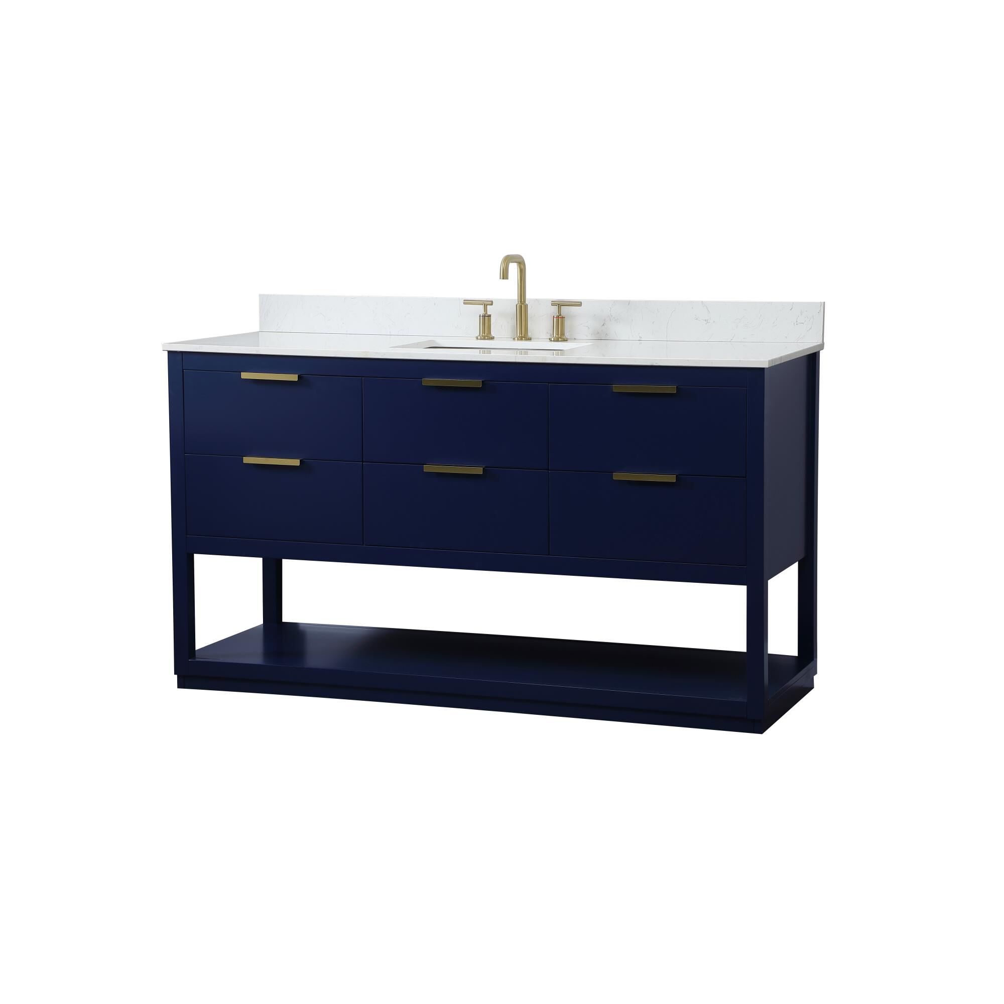 Larkin 60 Inch Bath Vanity by Elegant Decor
