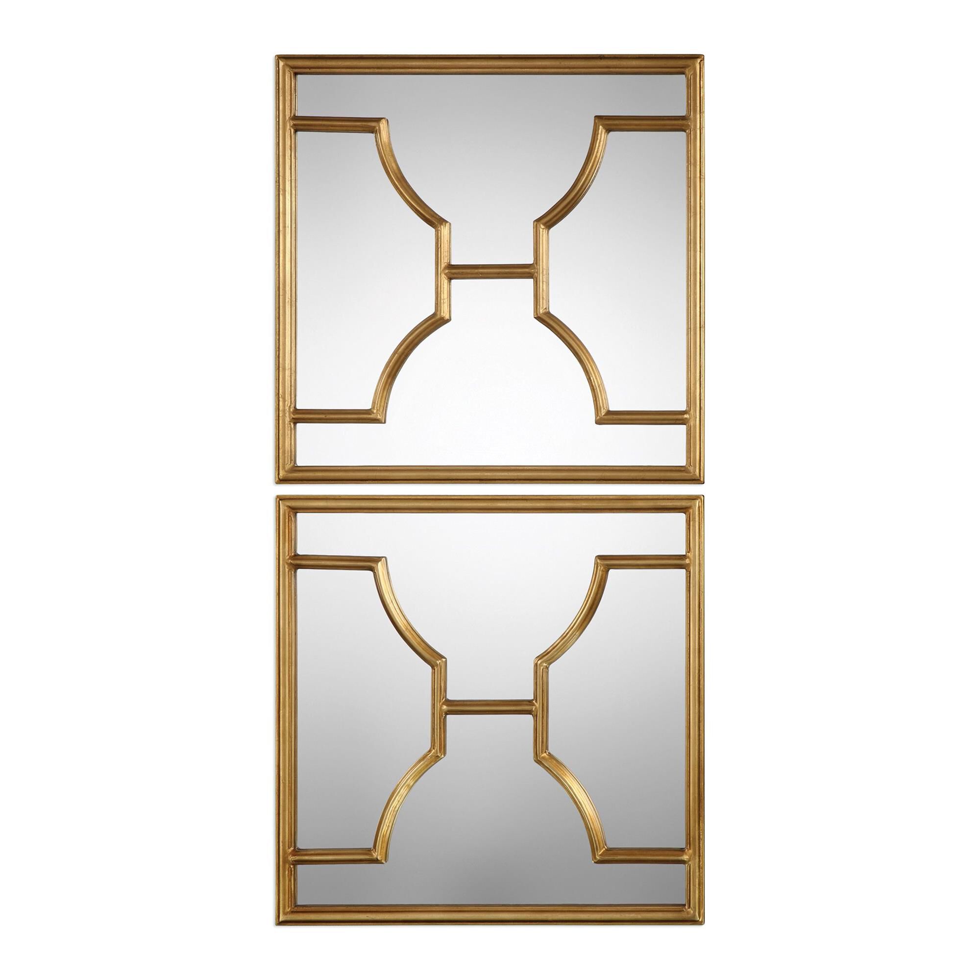 Shown in Lightly Antiqued Gold Leaf finish