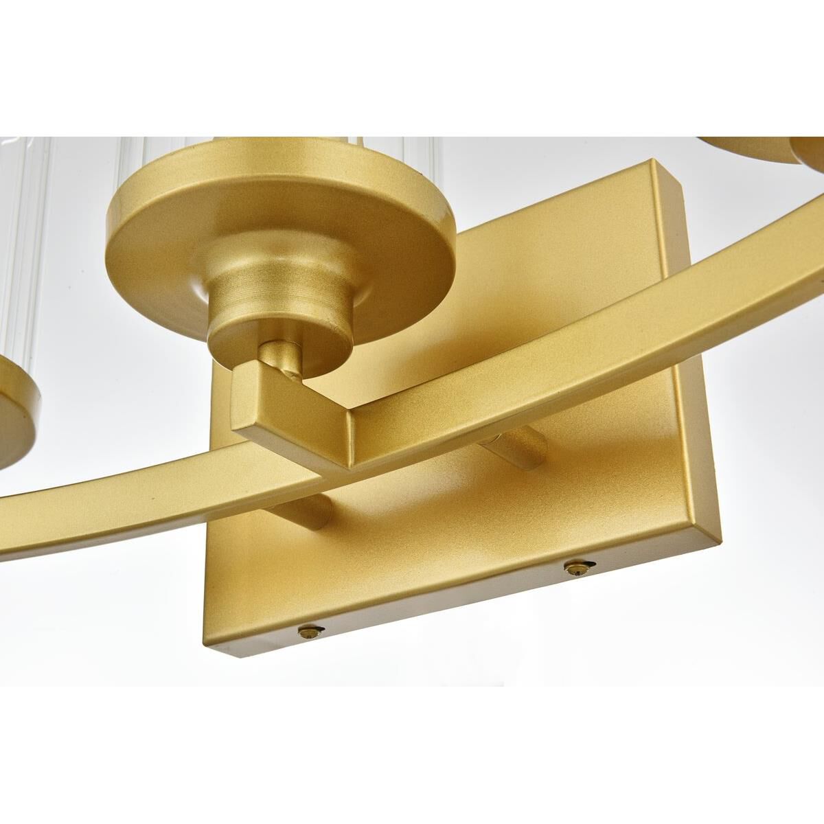 Shown in Brass  finish and Clear glass