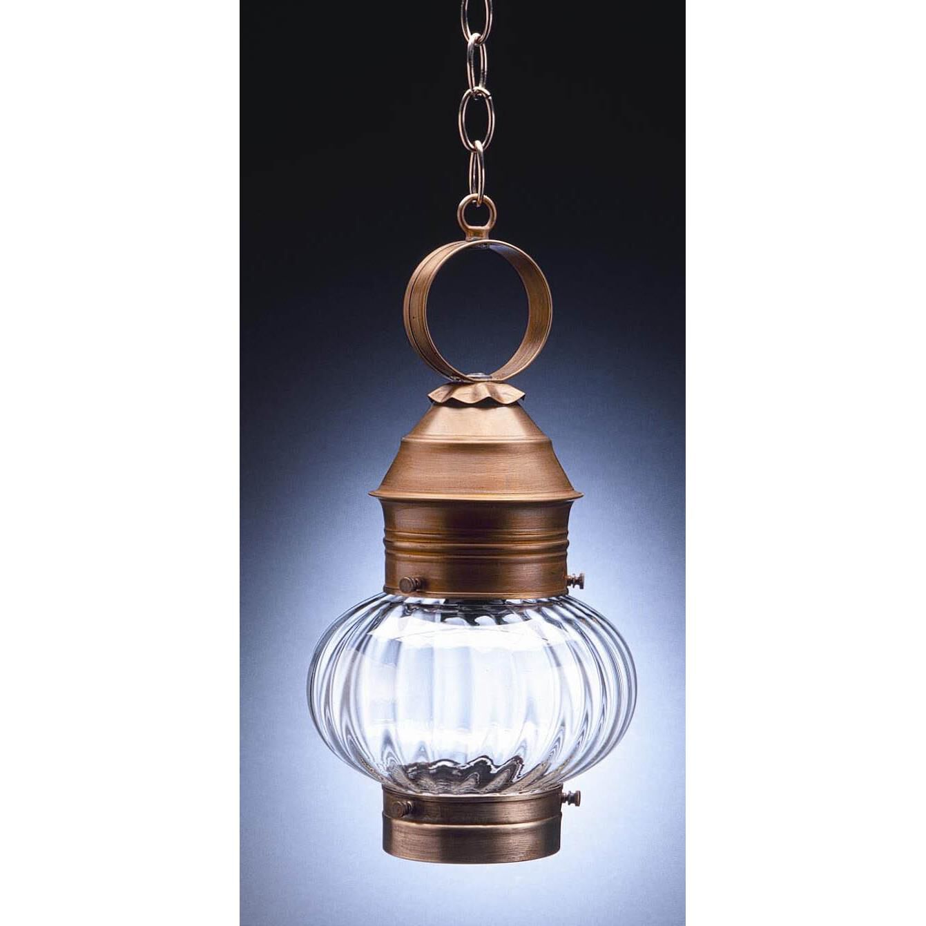 Onion 15 Inch Tall Outdoor Hanging Lantern by Northeast Lantern